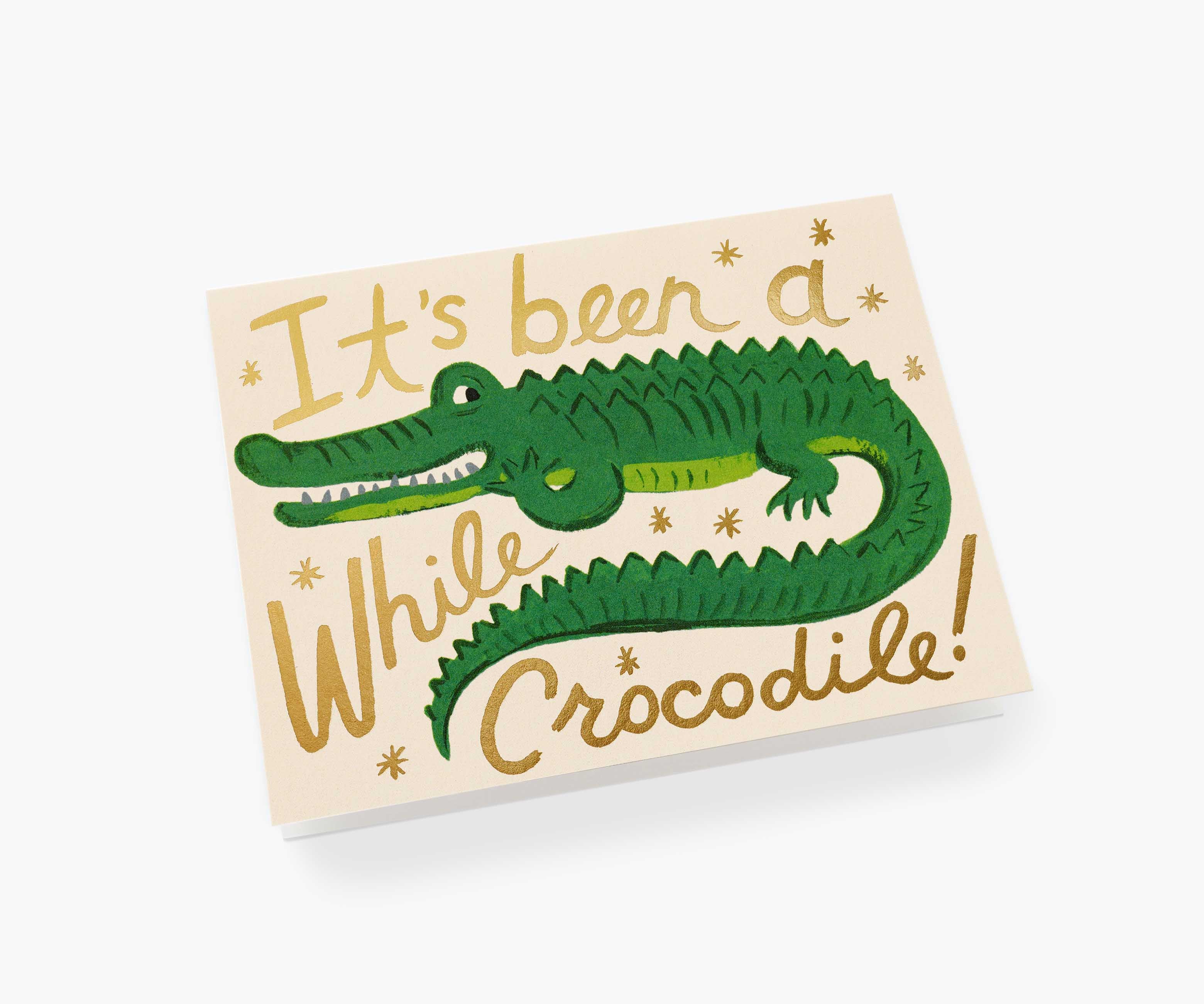 Been a While Crocodile Greeting Card - Image 2