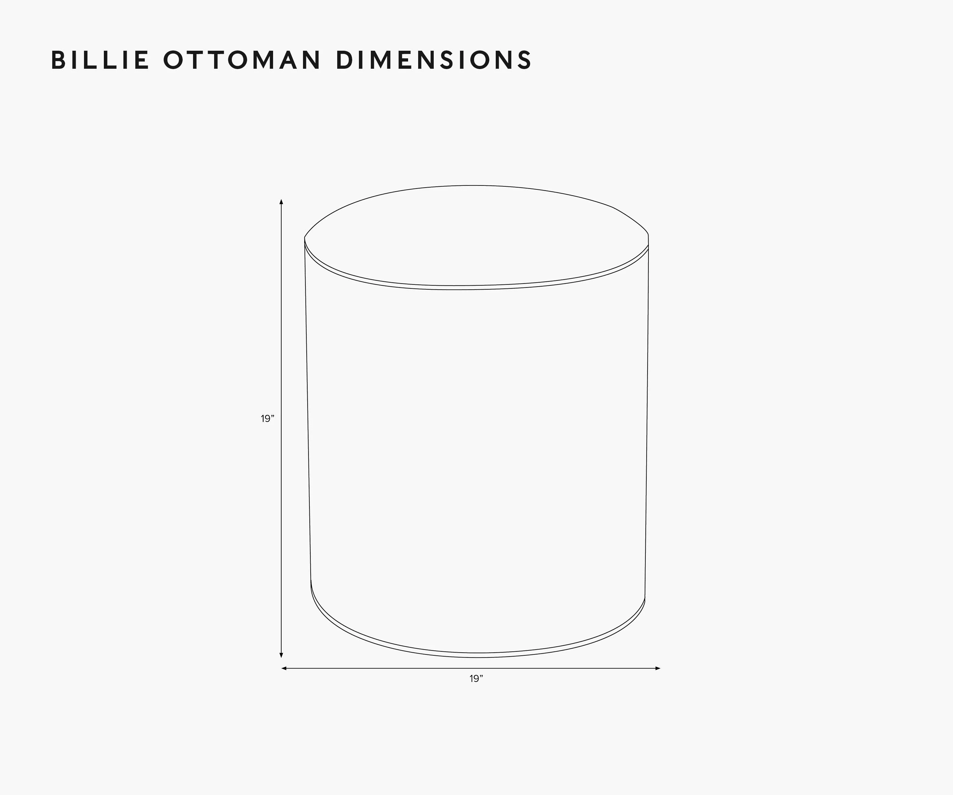 Billie Ottoman - Aviary - Image 3