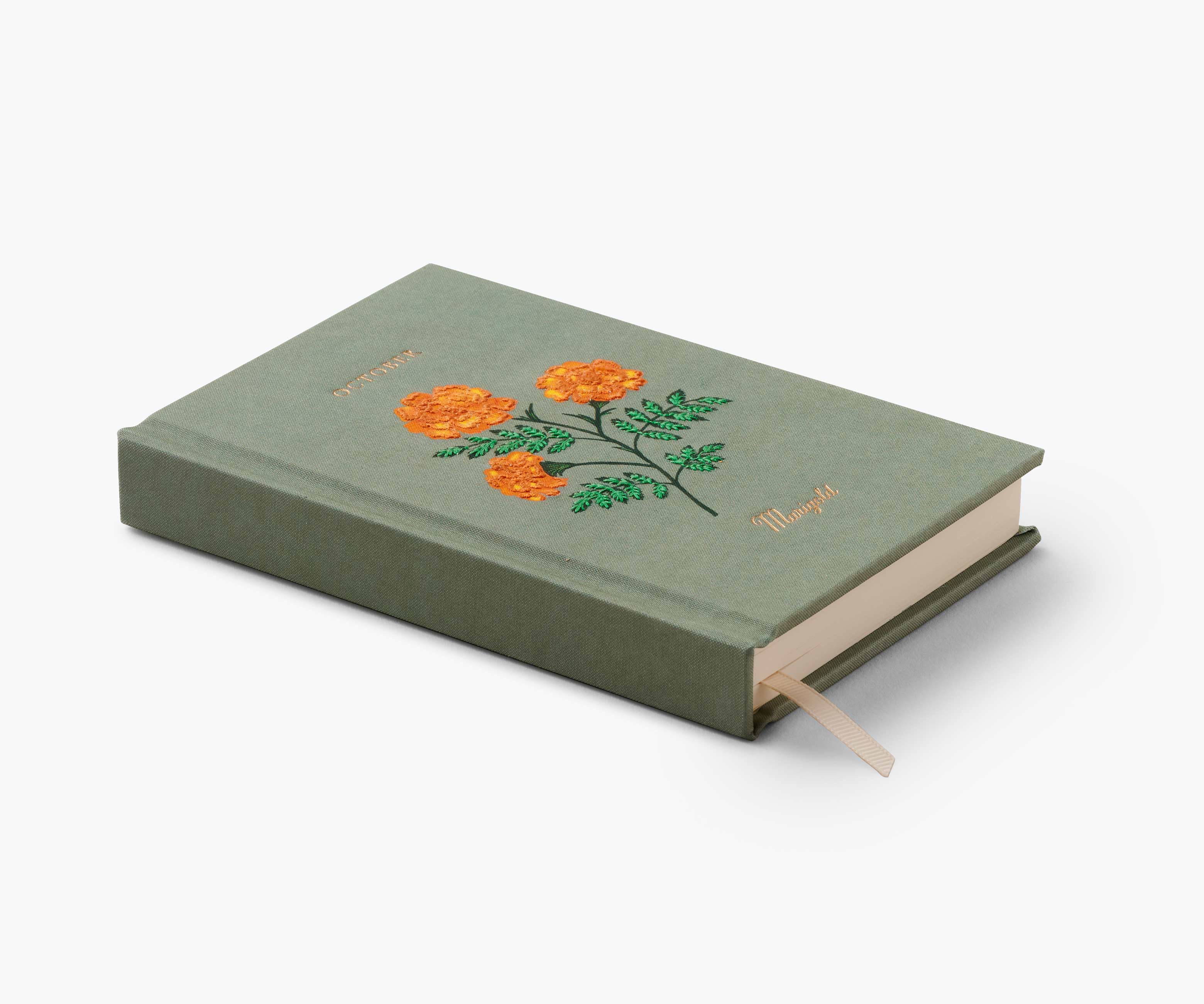 Birth Month Mini Embroidered Journal - October - Image 4