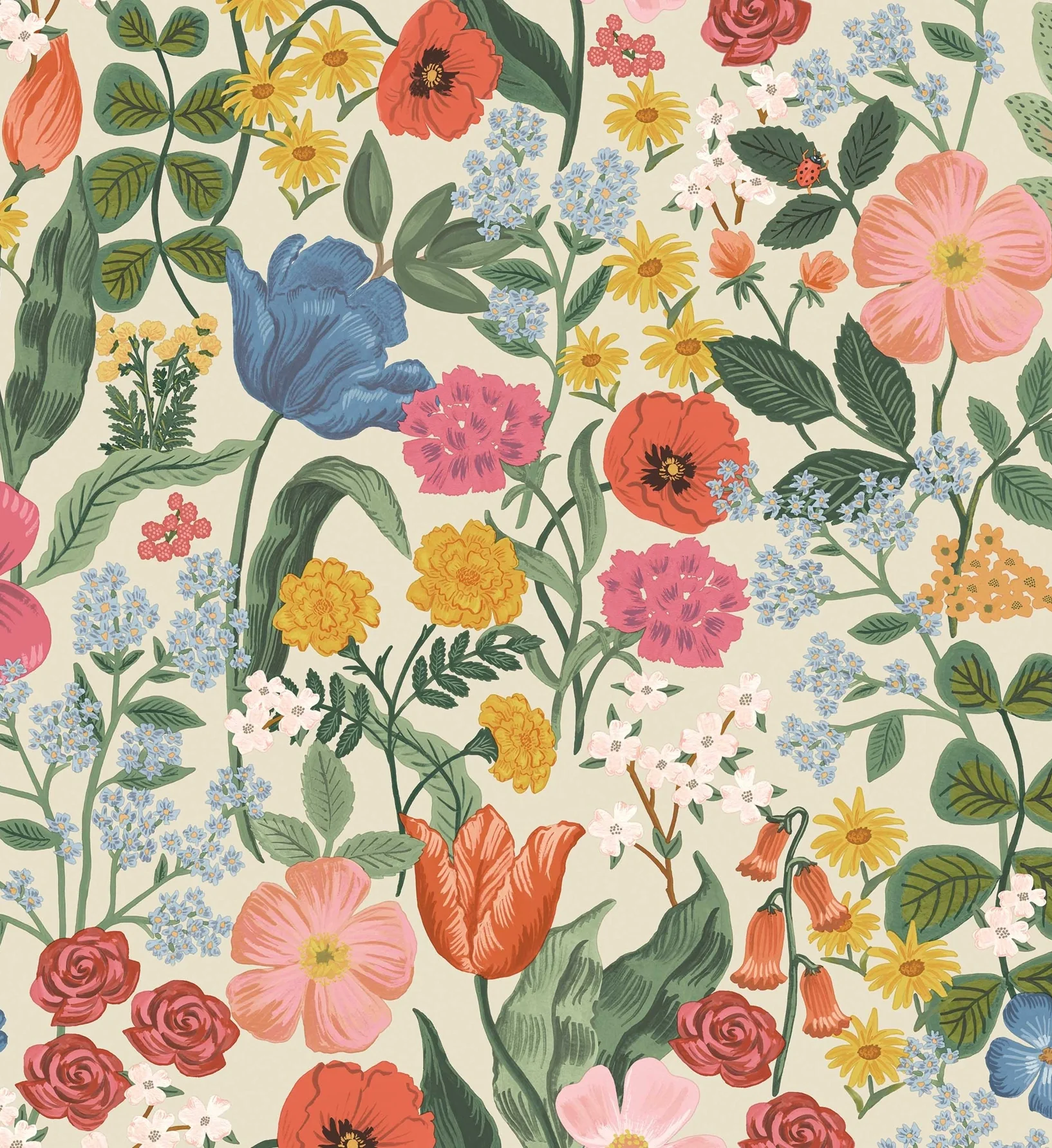 Blossom Wallpaper - Cream - Image 2