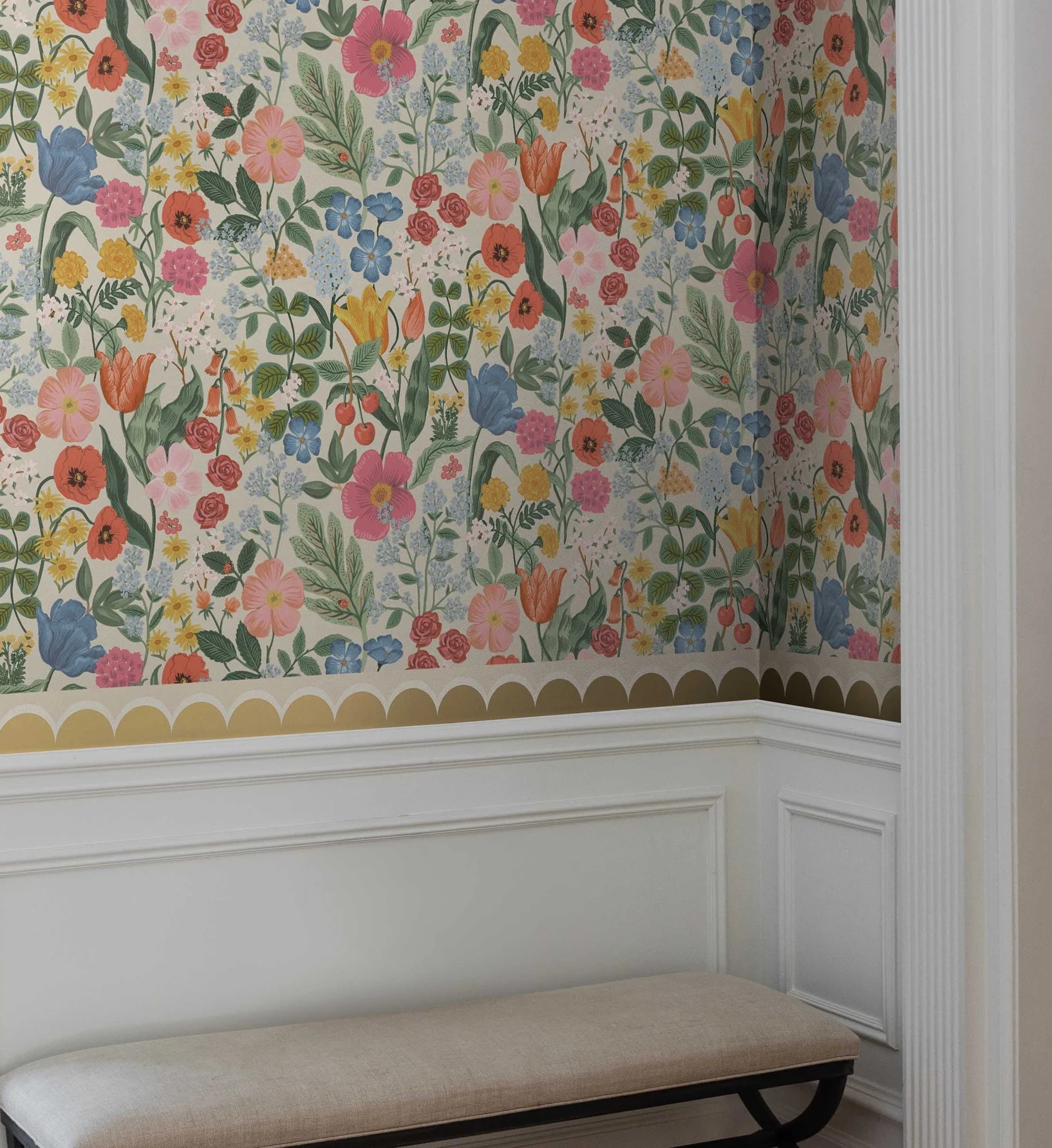 Blossom Wallpaper - Cream - Image 4