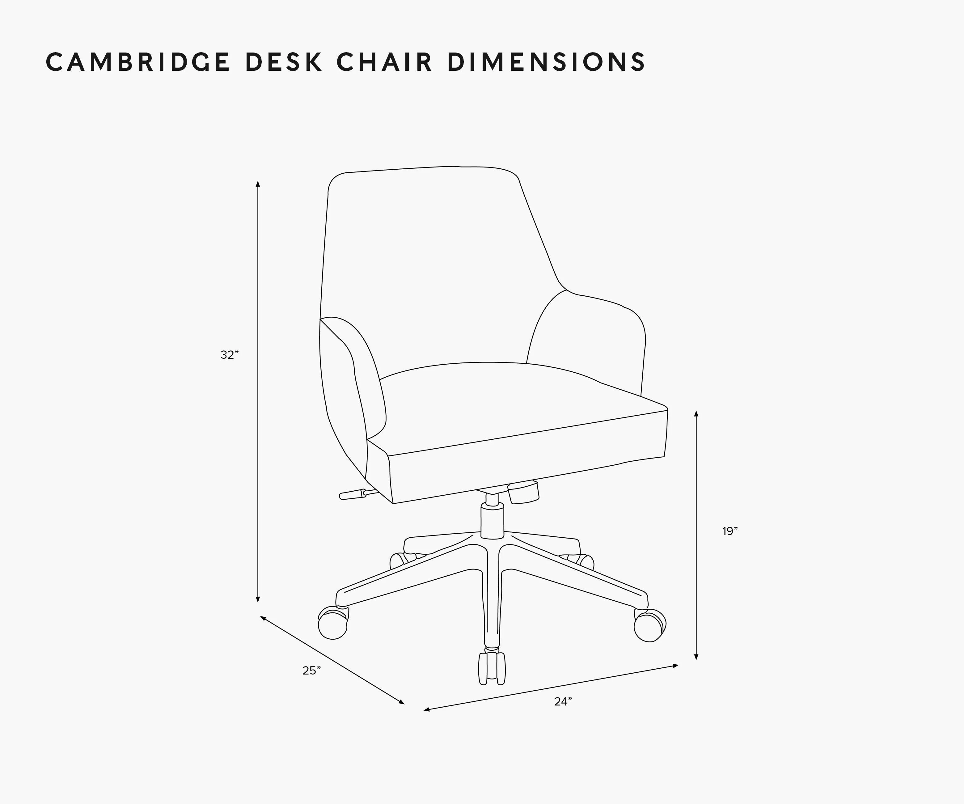 Cambridge Desk Chair - Willowberry - Image 10