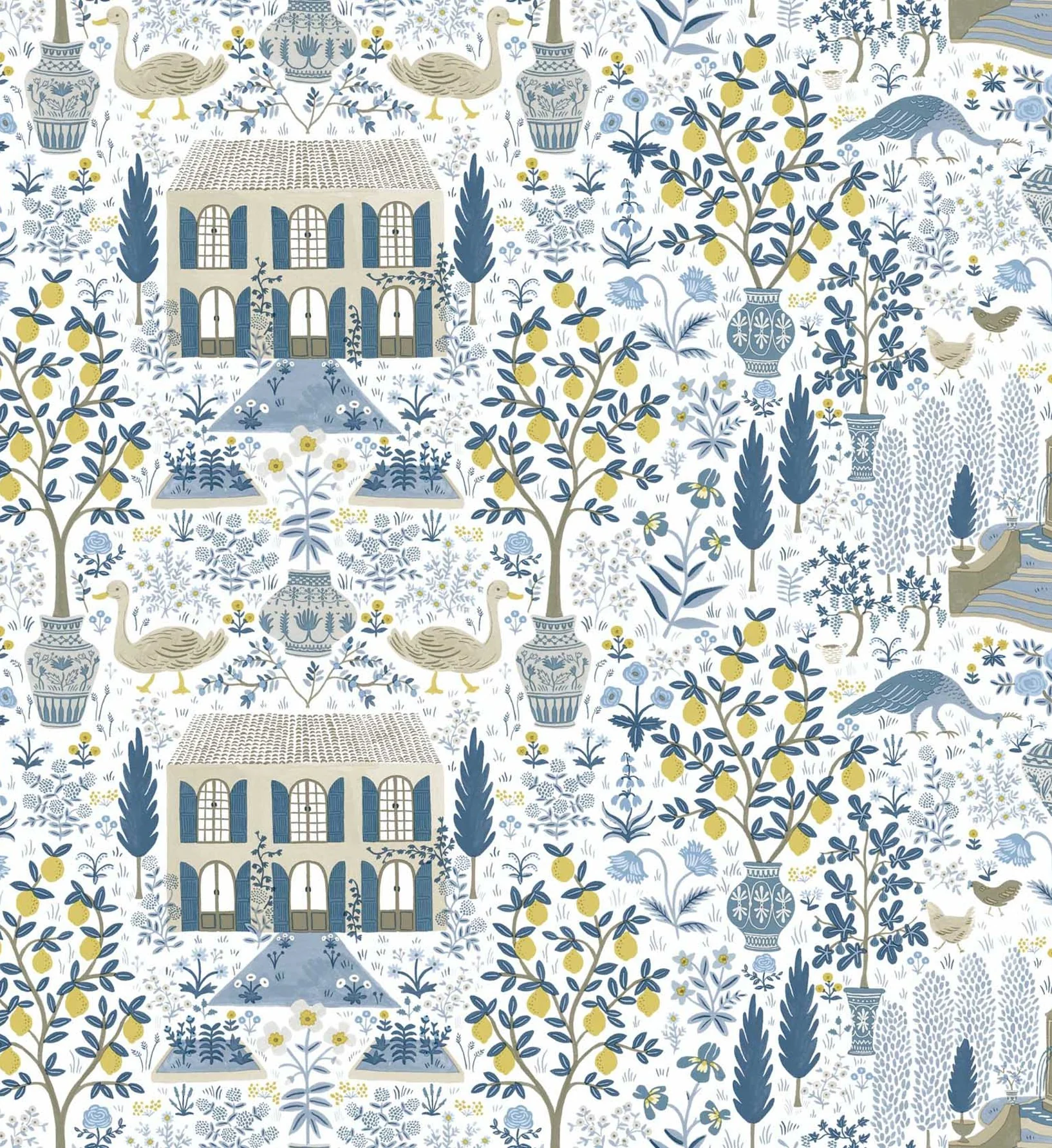 Camont Wallpaper - Indigo - Image 2