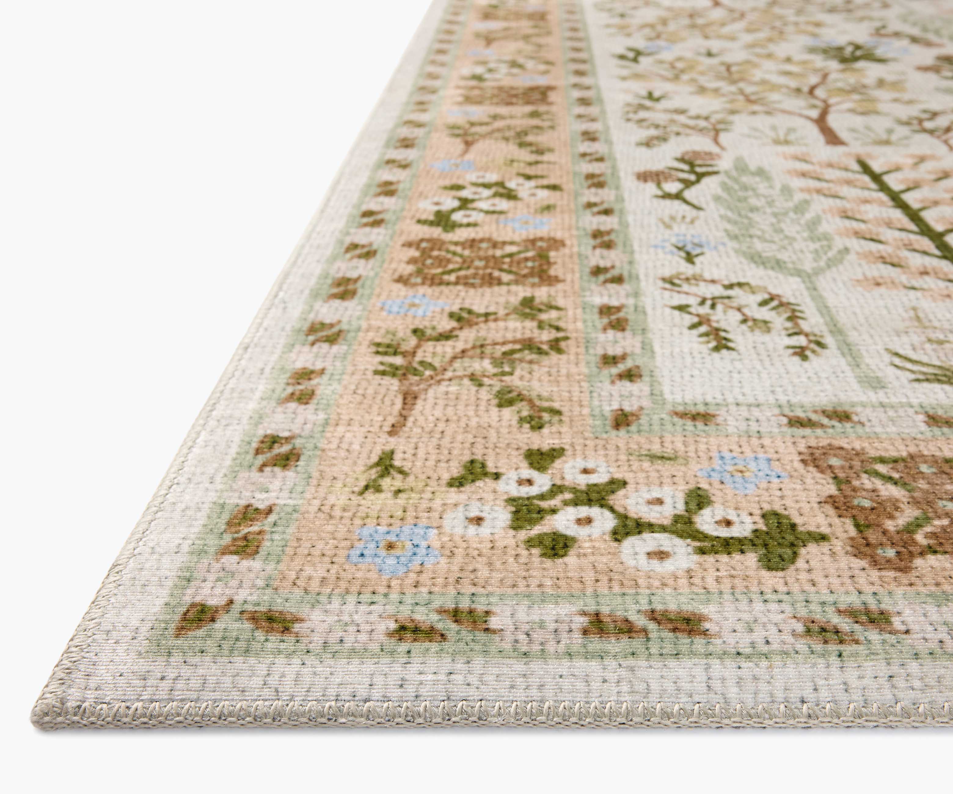 Canopy Bough Printed Rug - Cream - Image 2