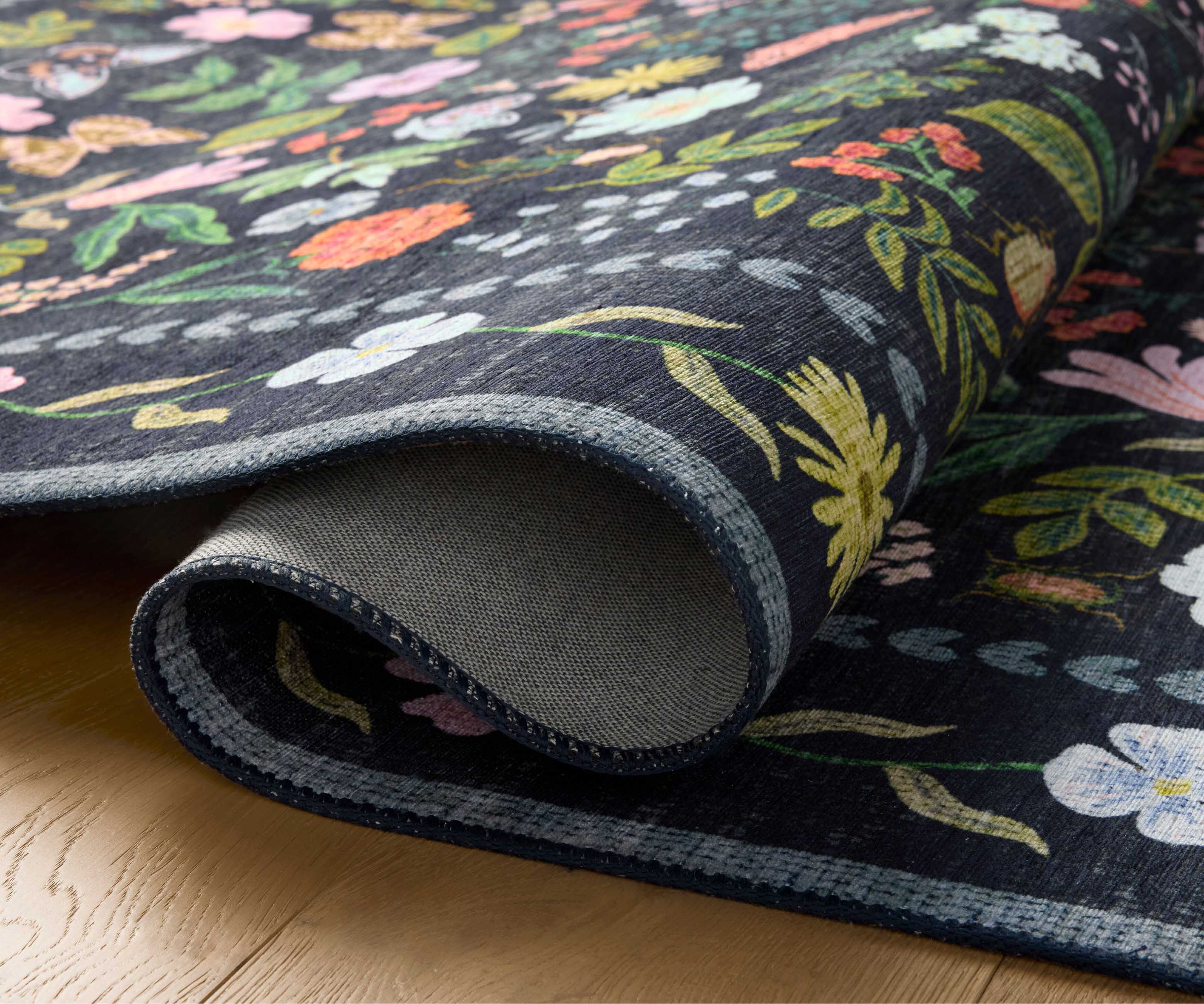 Canopy Curio Printed Rug - Charcoal - Image 4