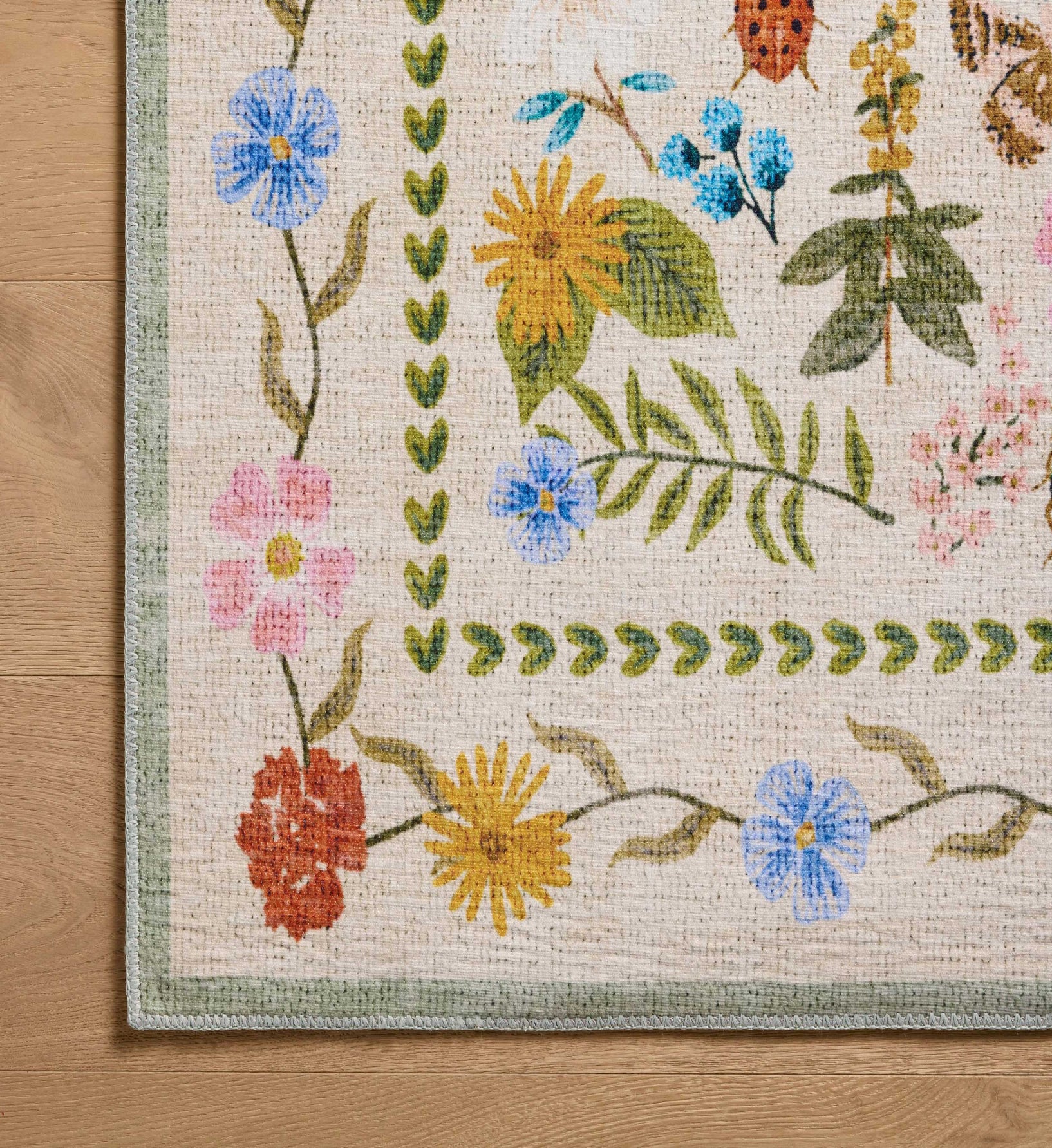 Canopy Curio Printed Rug - Cream - Image 3