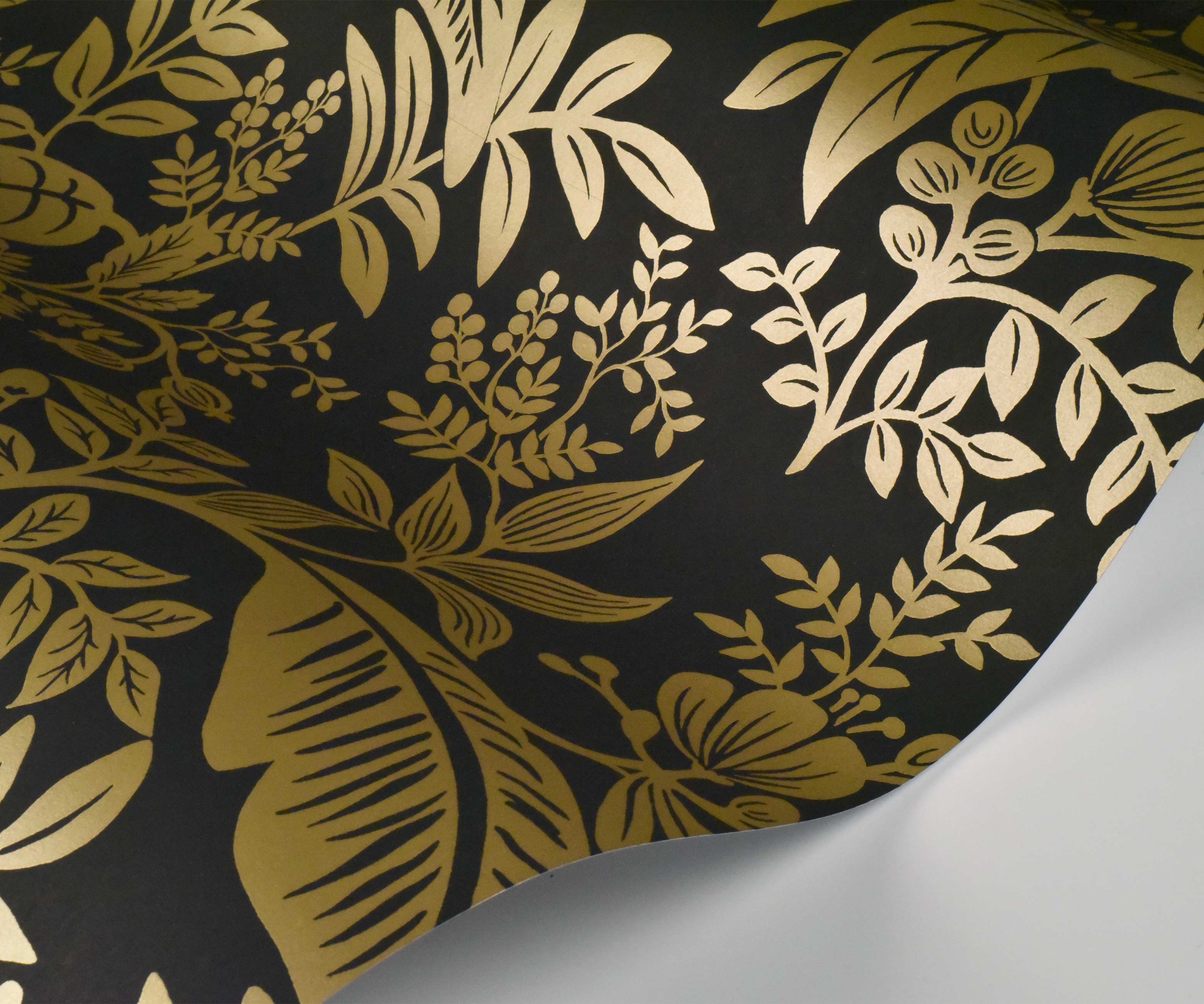 Canopy Wallpaper - Metallic Gold & Black - Image 3