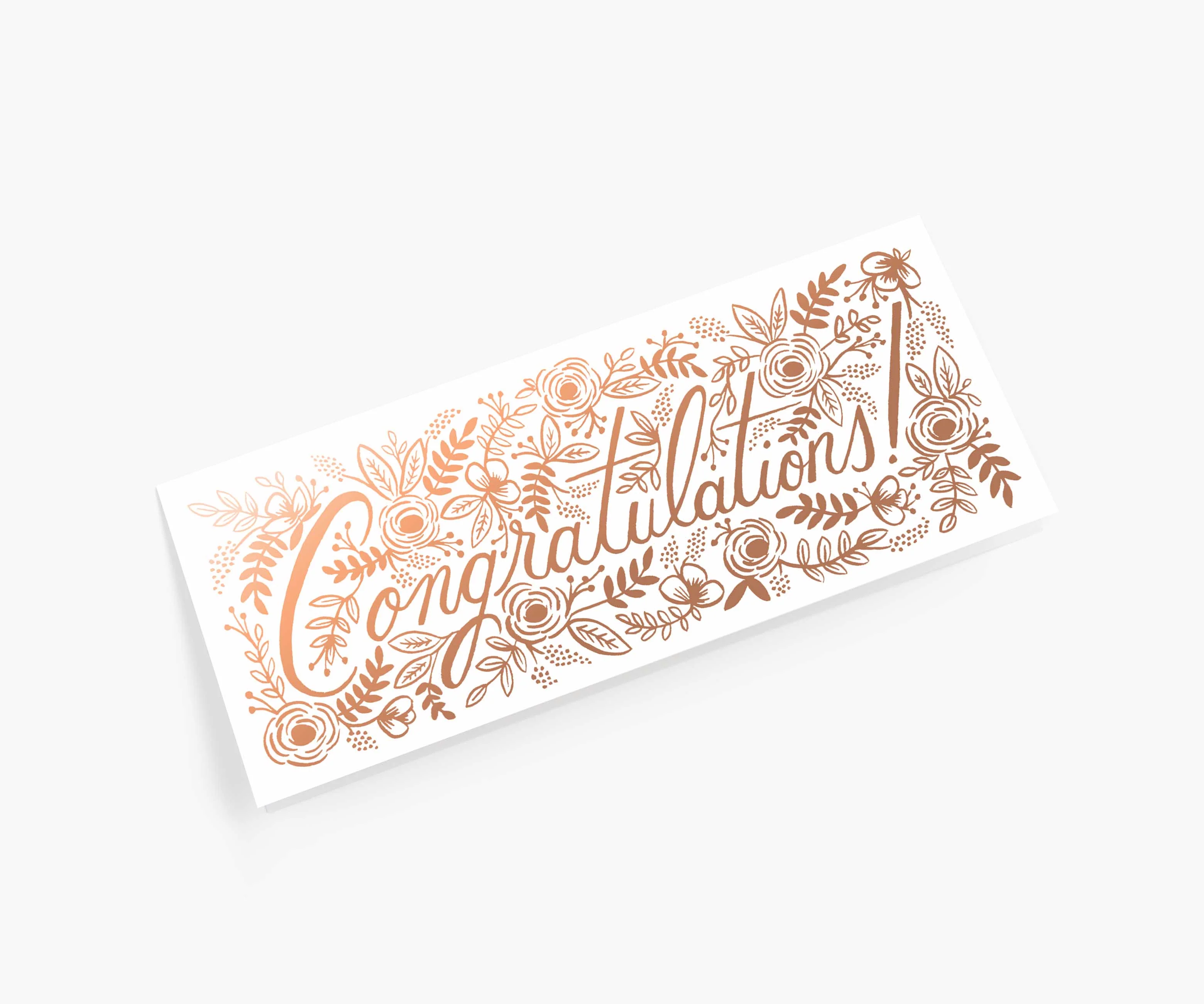 Champagne Floral Congrats - Image 2