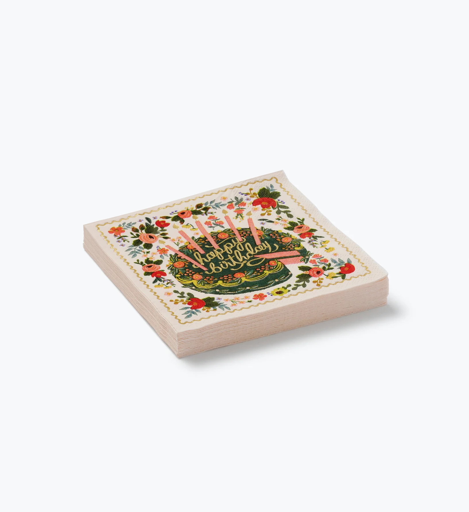 Cocktail Napkins - Floral Cake - Image 5