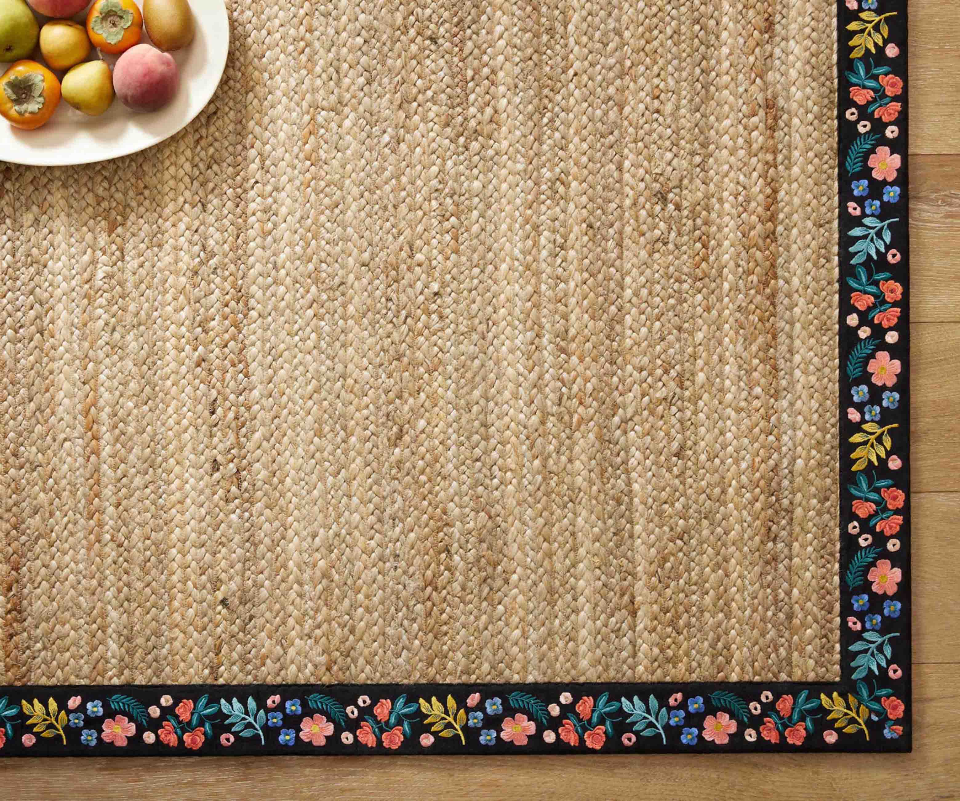 Costa Wildwood Jute Rug - Natural & Black - Image 3