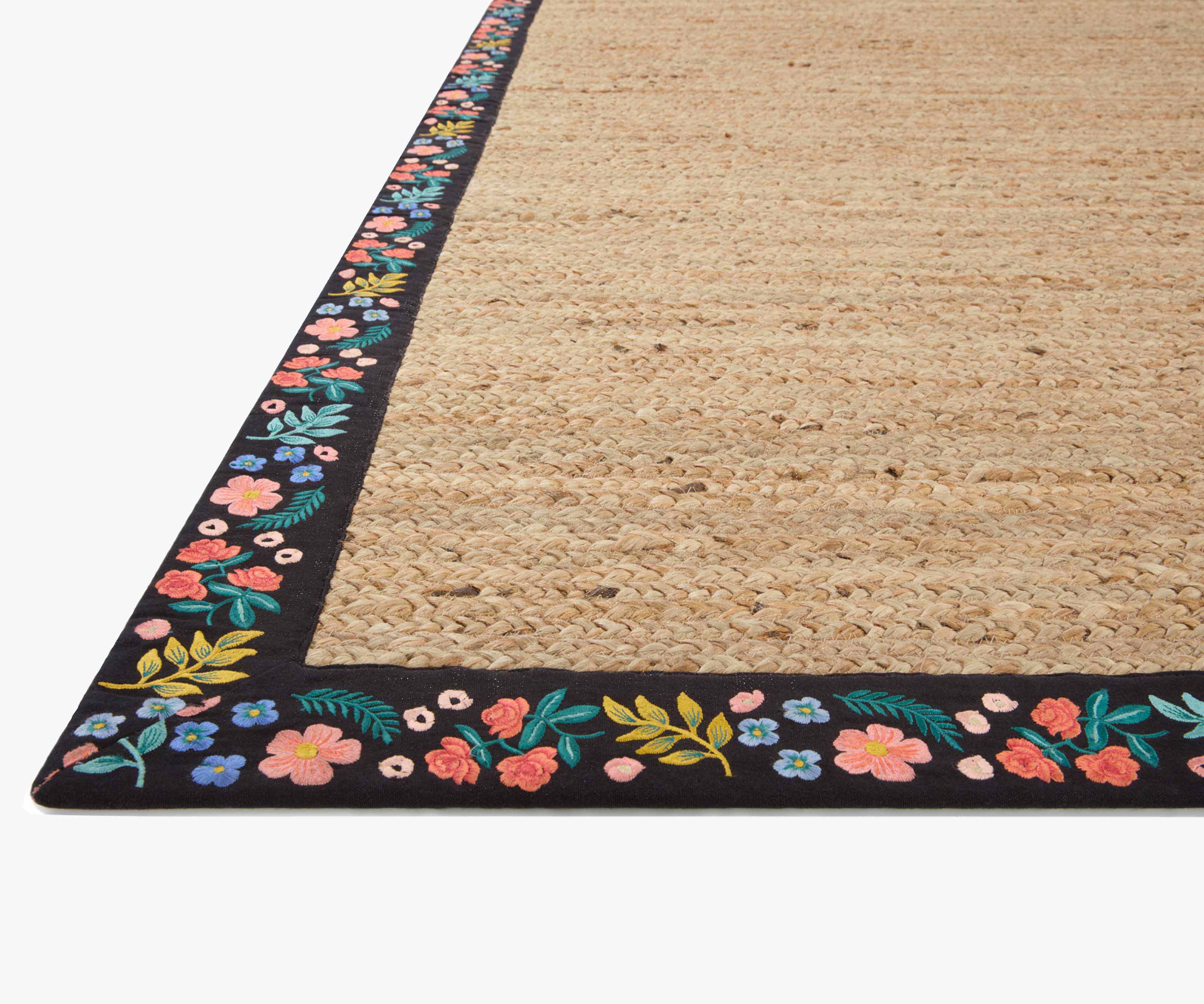 Costa Wildwood Jute Rug - Natural & Black - Image 4