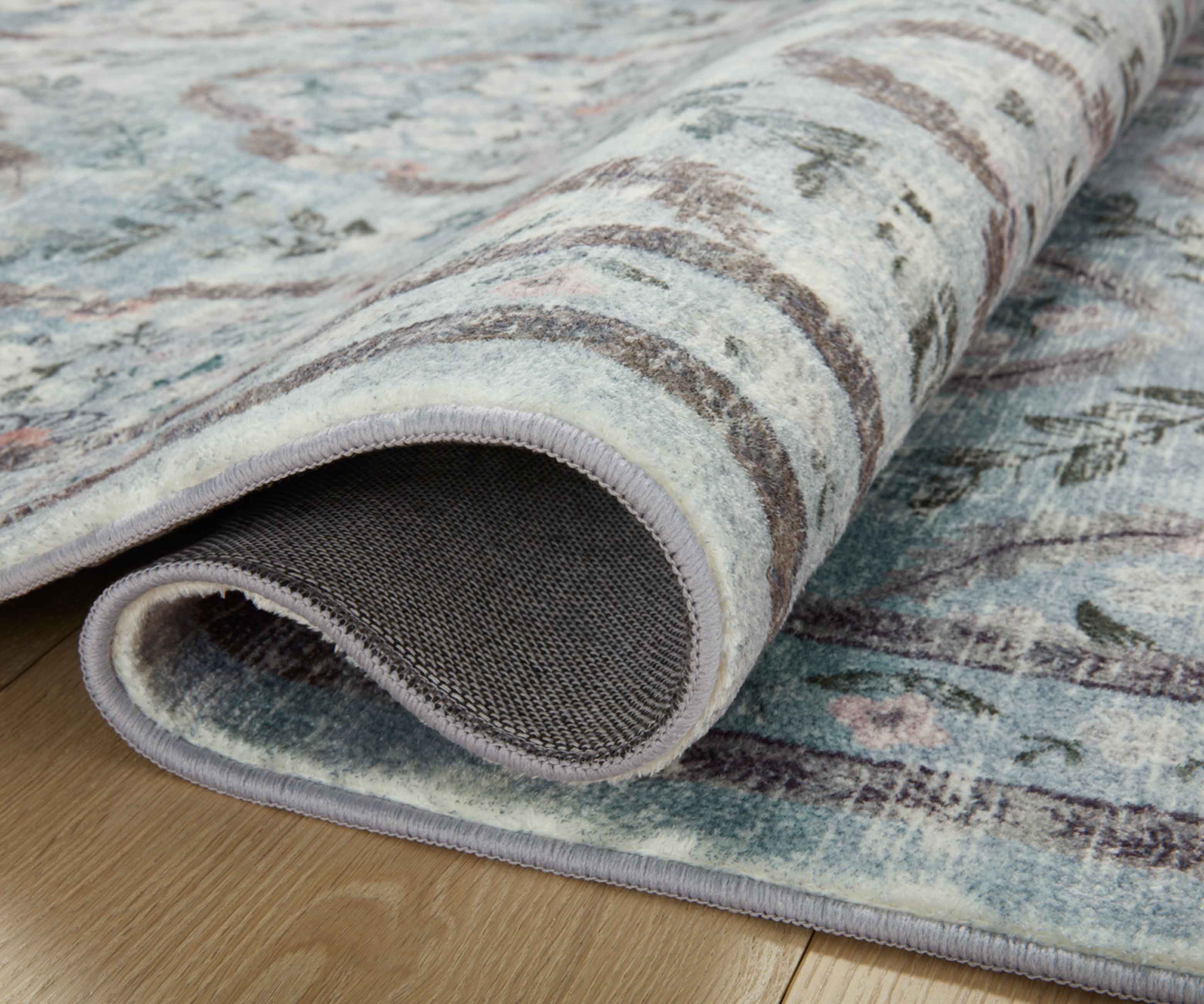 Courtyard Chateau Printed Rug - Blue - Image 12