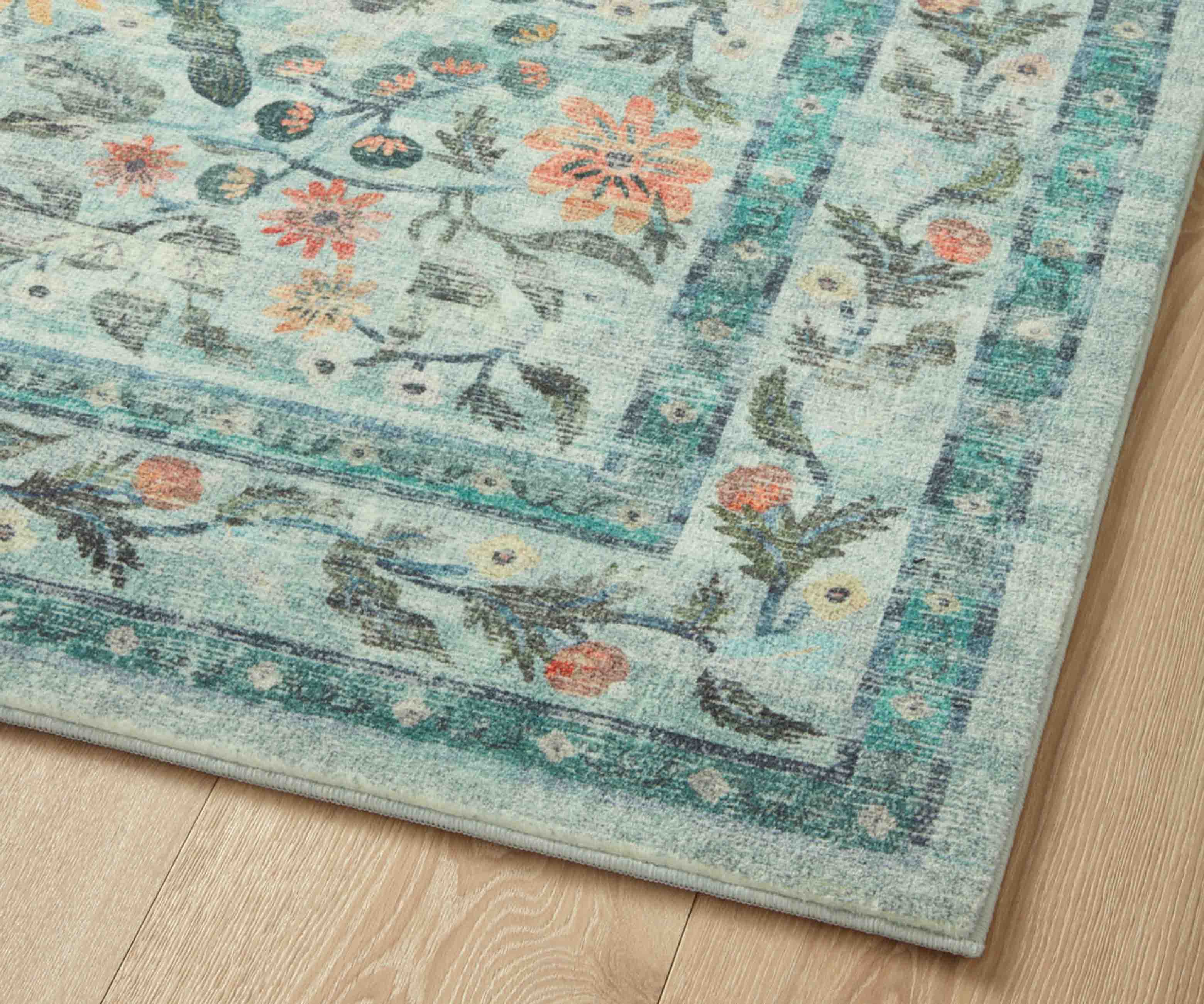Courtyard Eve Printed Rug - Sage - Image 14