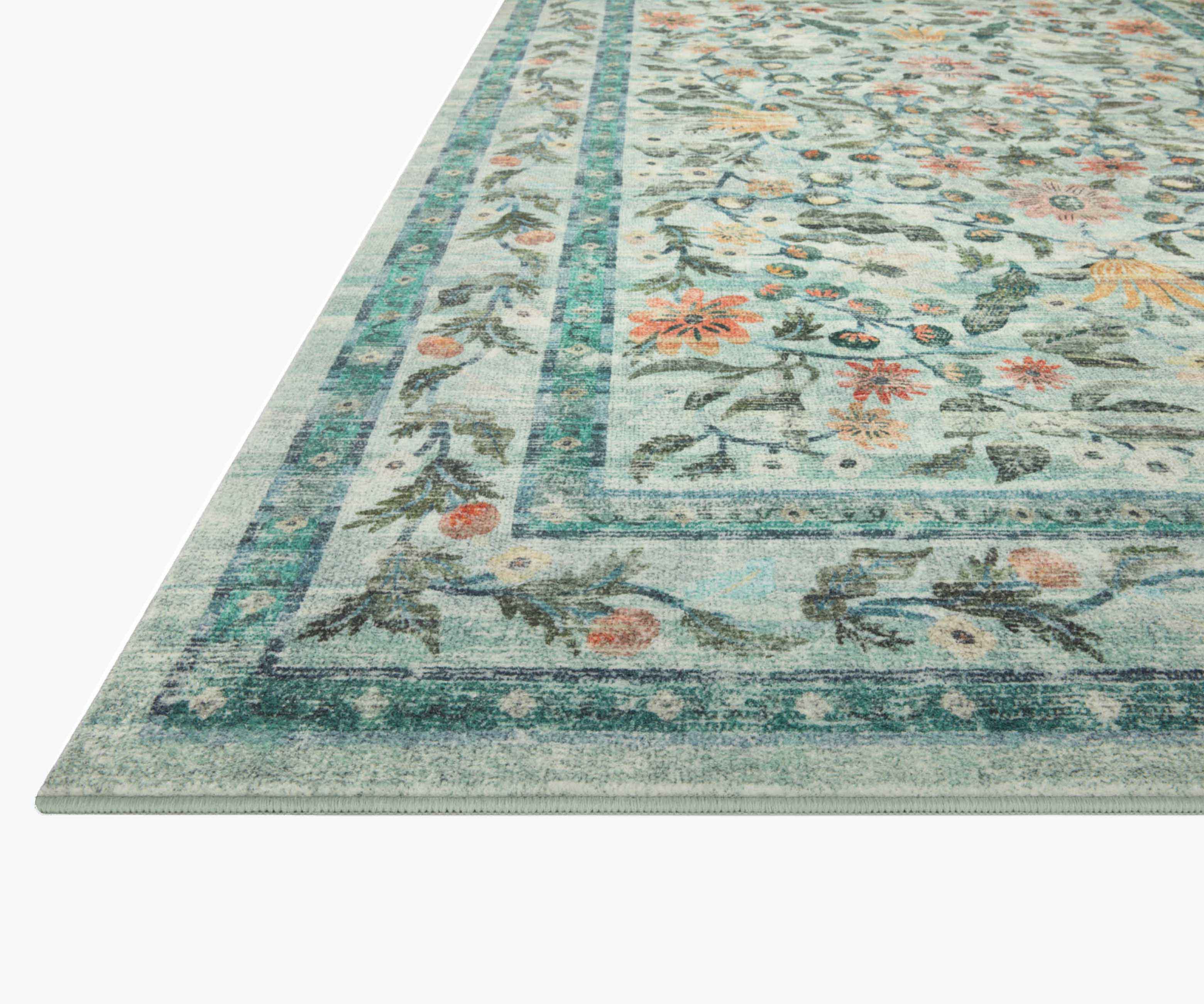 Courtyard Eve Printed Rug - Sage - Image 2