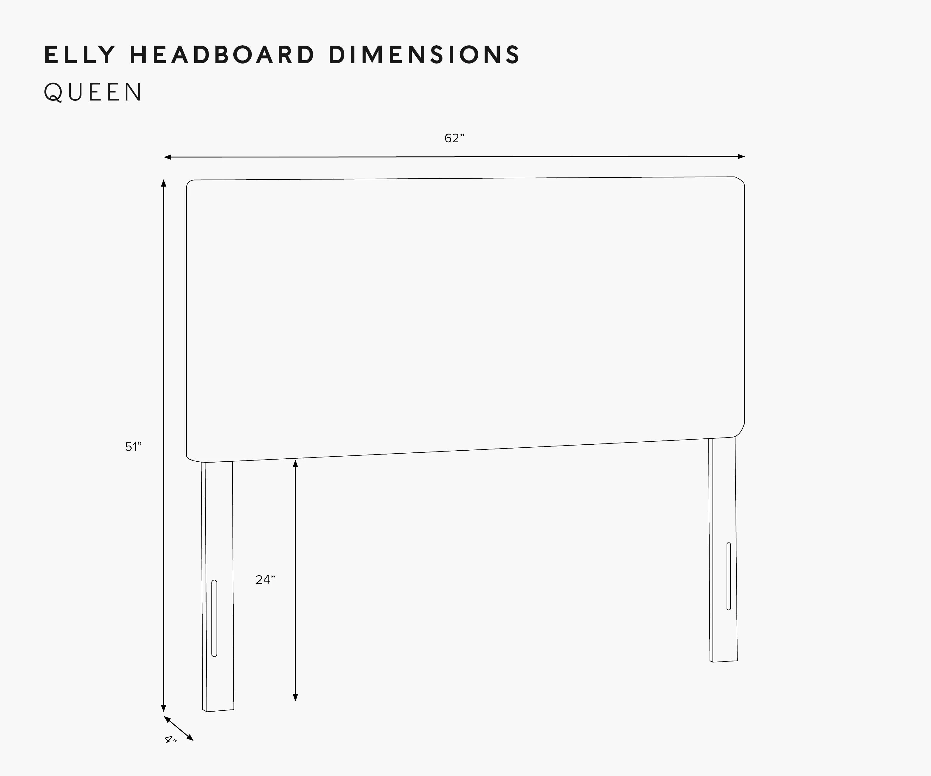 Elly Headboard - Garden Party Blue - Image 8