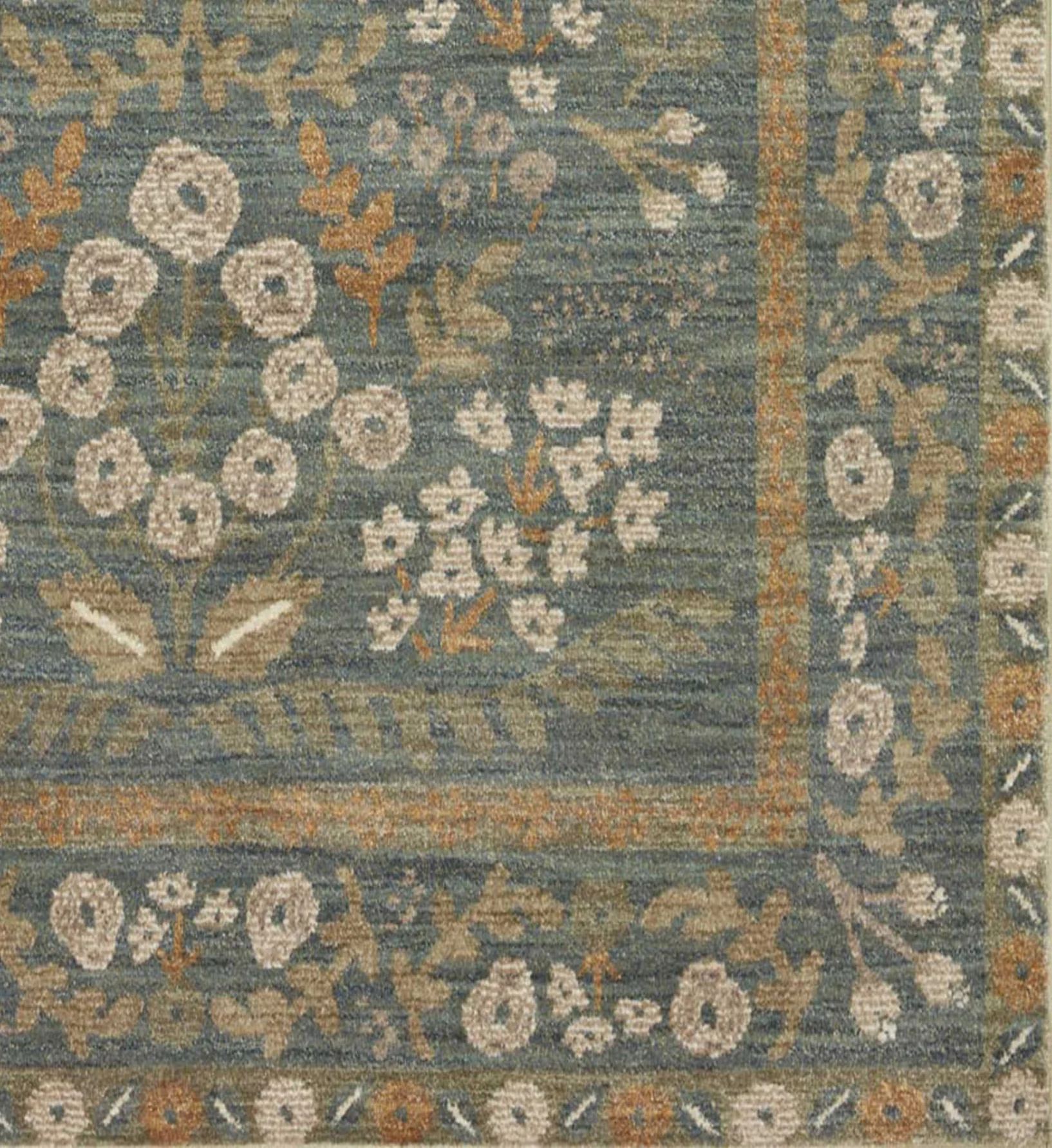 Fiore Florence Power Loomed Rug - Slate & Sage - Image 3