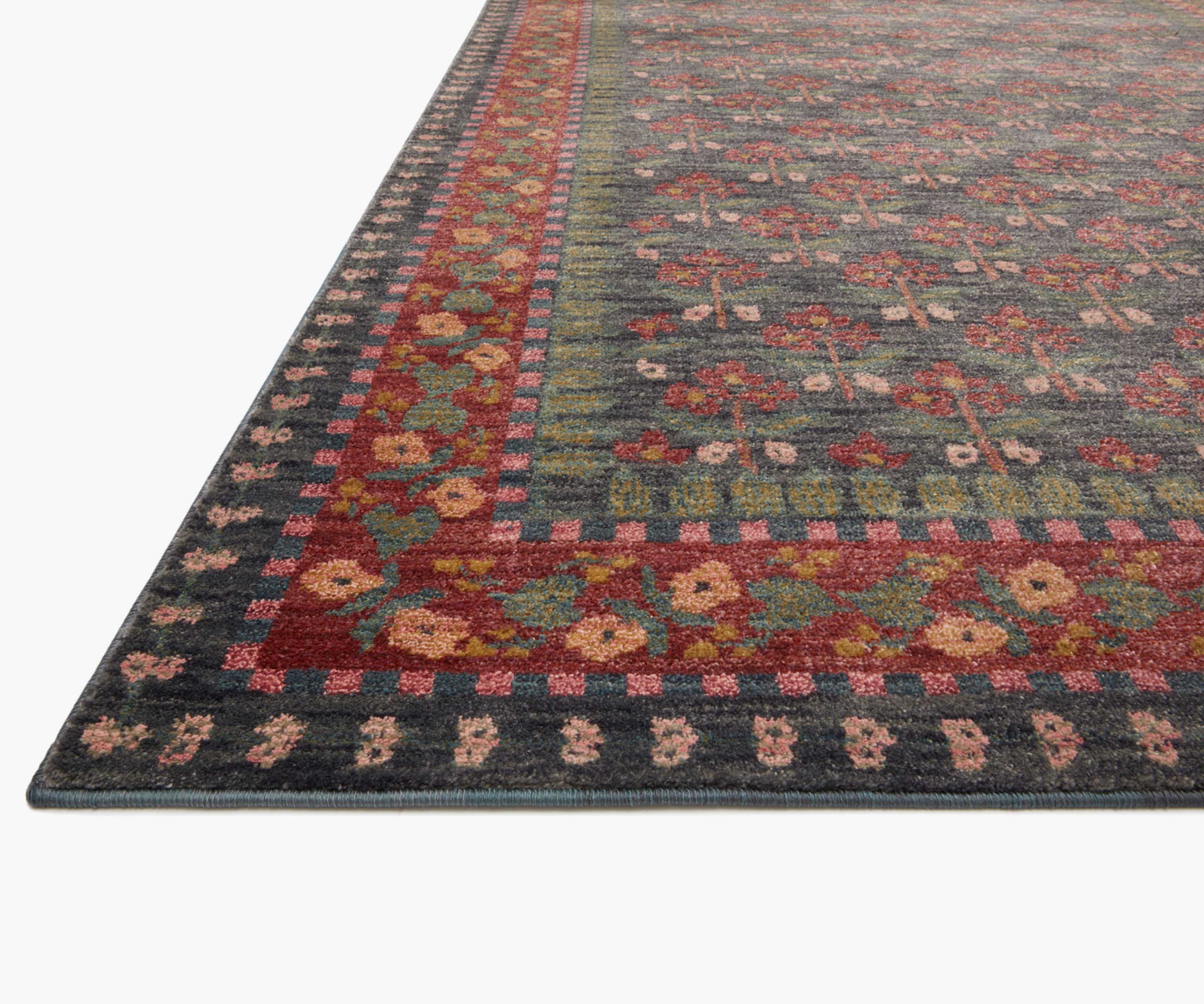 Fiore Forte Power-Loomed Rug - Navy - Image 2
