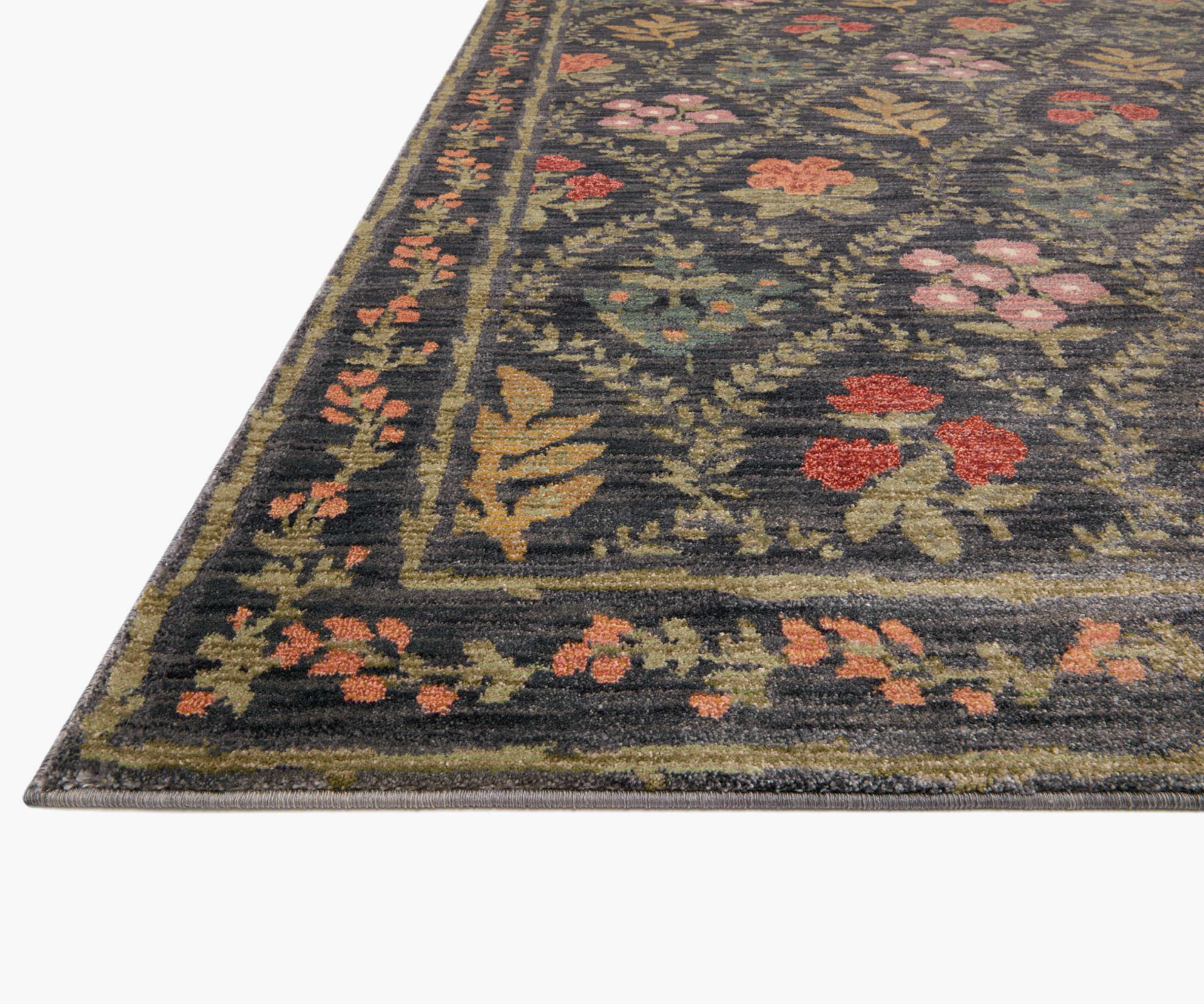 Fiore Hawthorne Power Loomed Rug - Charcoal - Image 2