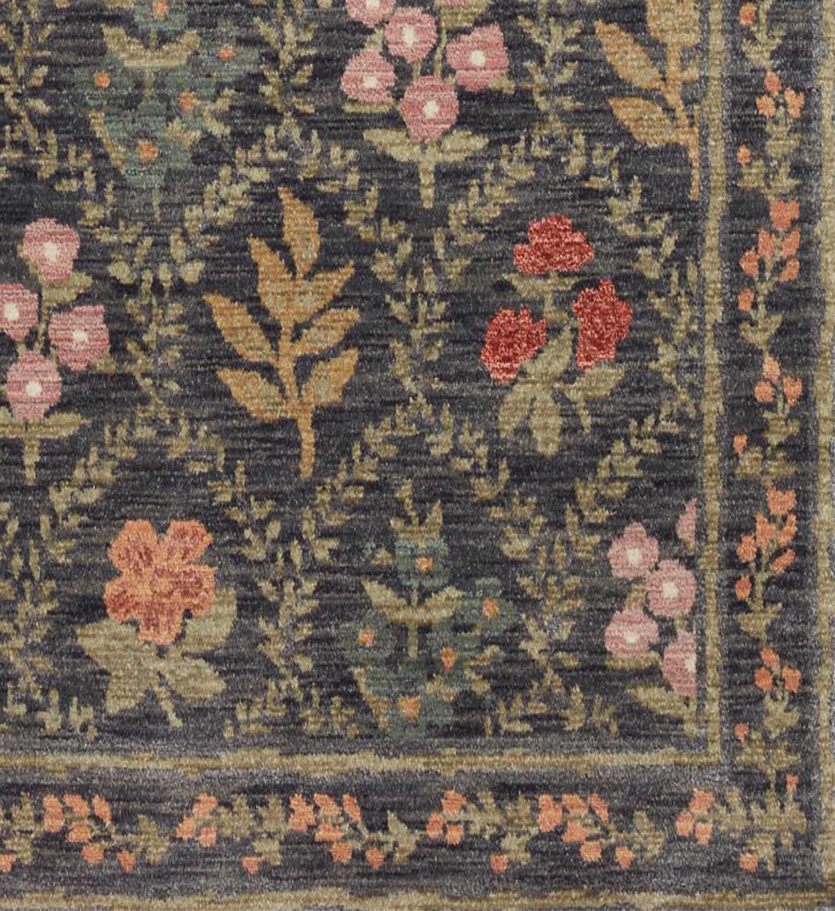 Fiore Hawthorne Power Loomed Rug - Charcoal - Image 3