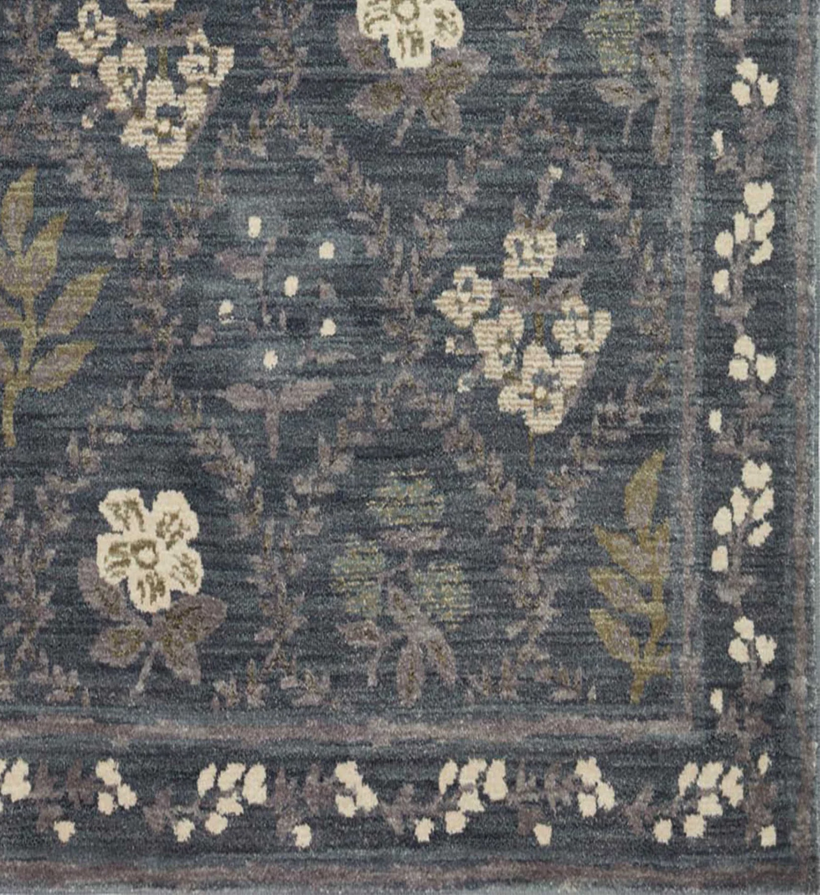 Fiore Hawthorne Power Loomed Rug - Navy - Image 3