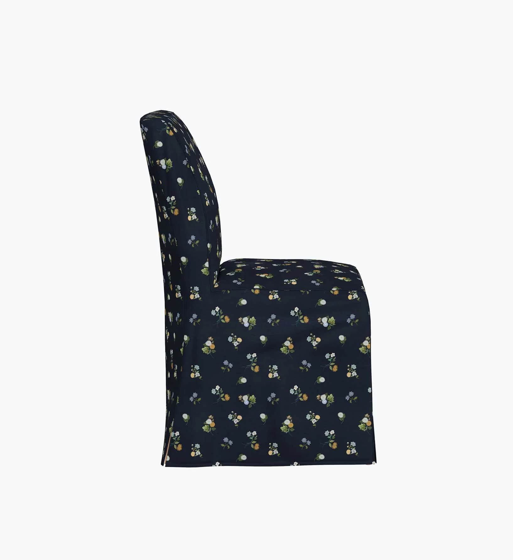 Frances Slipcover - Ditsy Dahlia Navy - Image 4