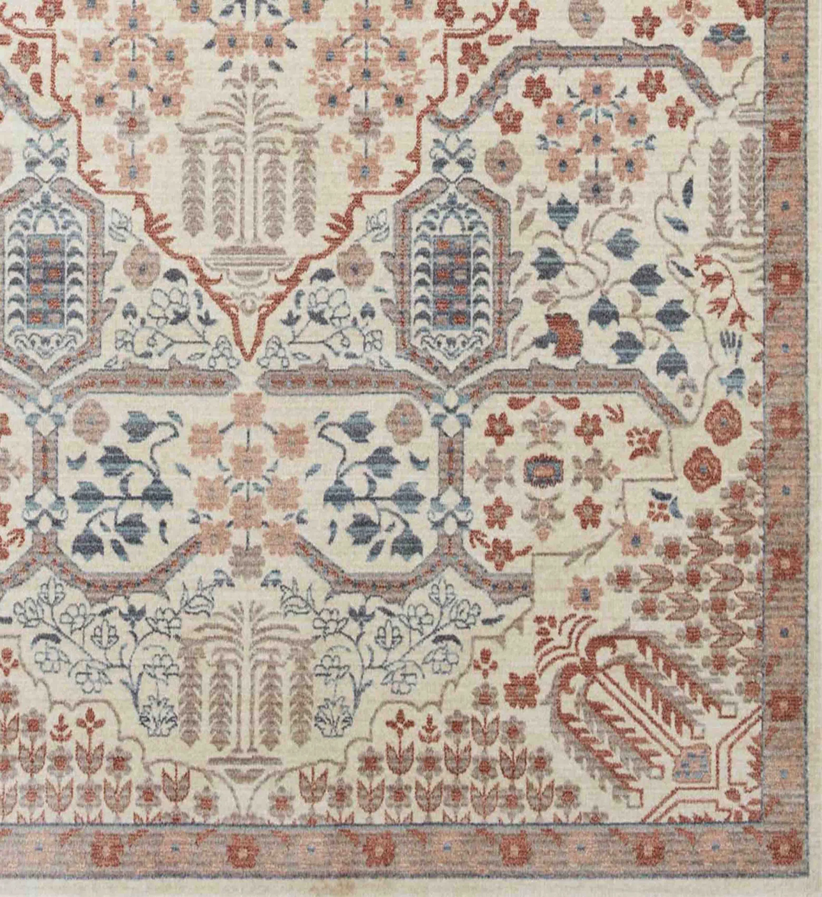 Holland Isa Power-Loomed Rug - Rust - Image 3