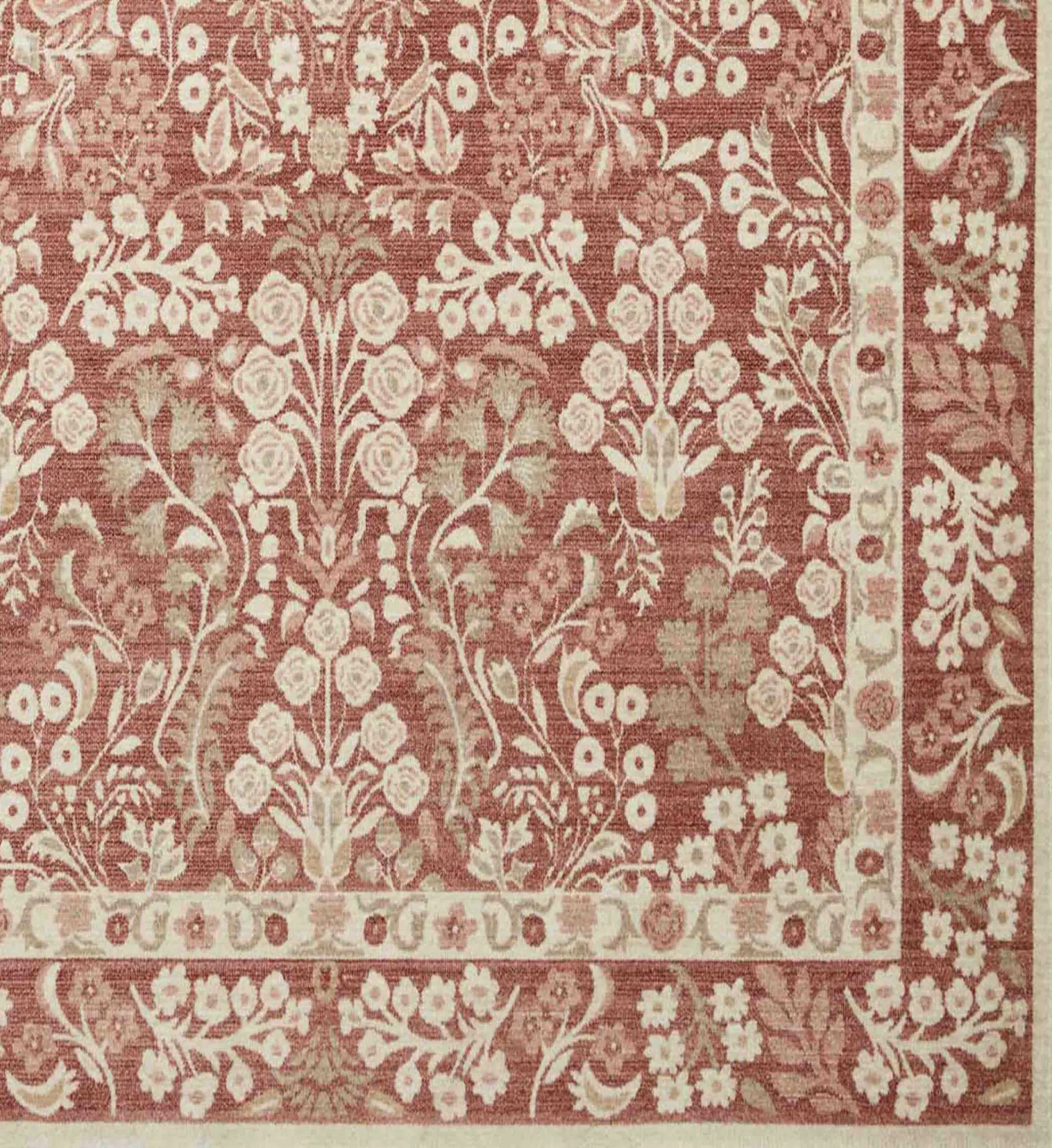 Holland Lotte Power-Loomed Rug - Crimson - Image 3