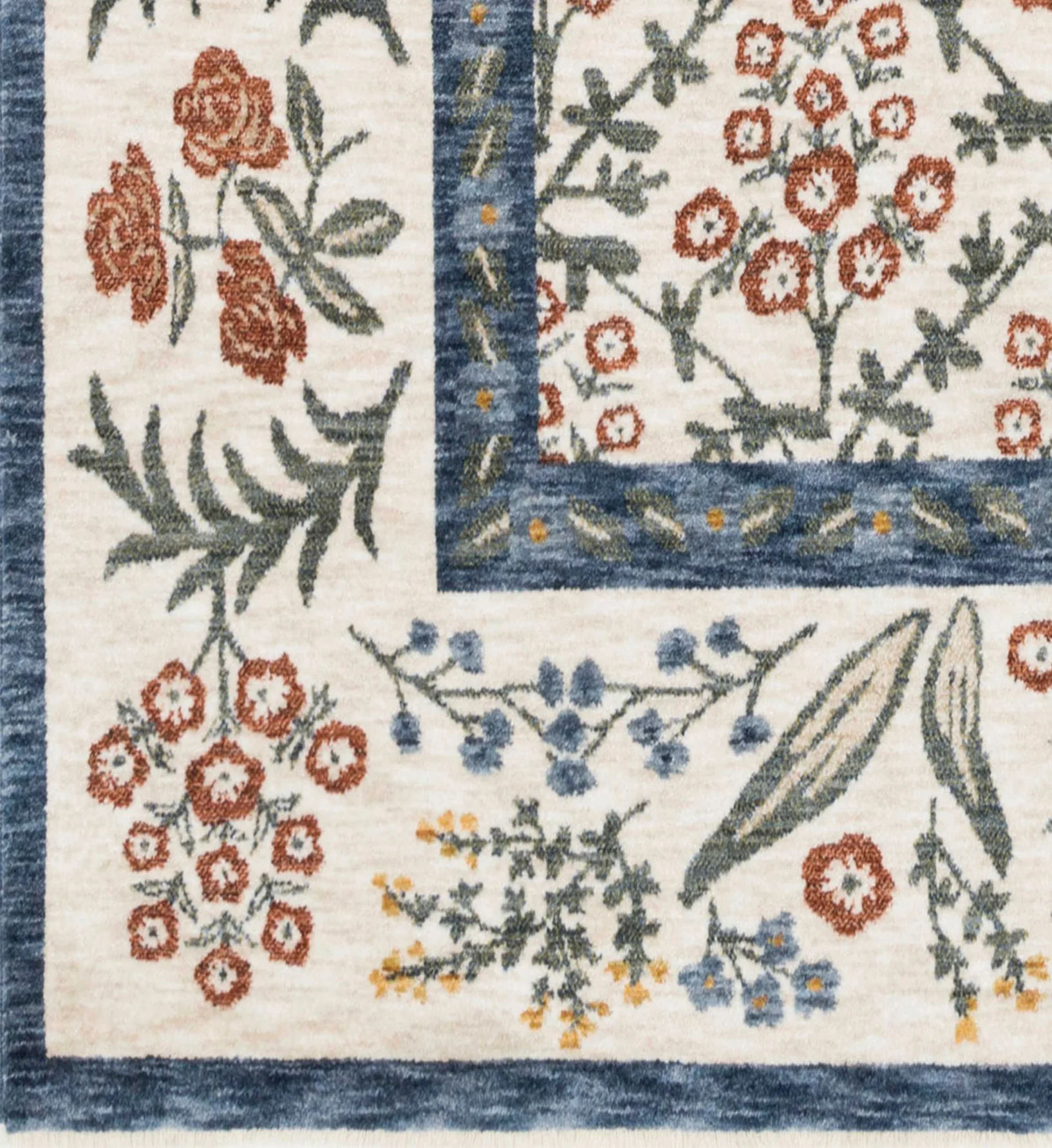 Kismet Suzani Garden Power-Loomed Rug - Cream - Image 3