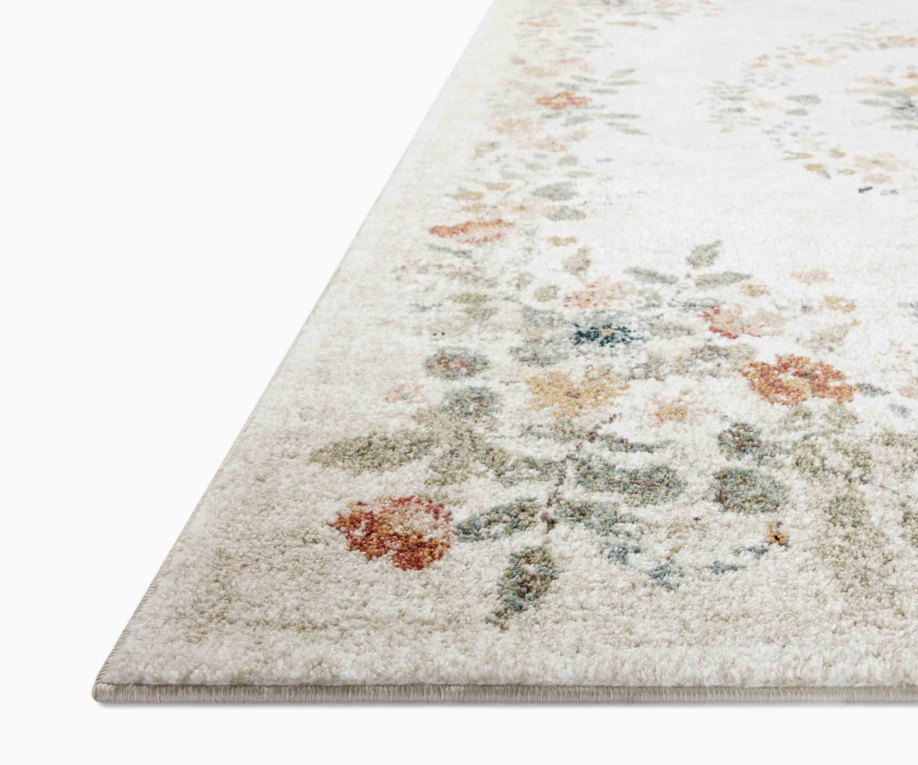 Laurel Strawberry Fields Medallion Power Loomed Rug - Cream - Image 3