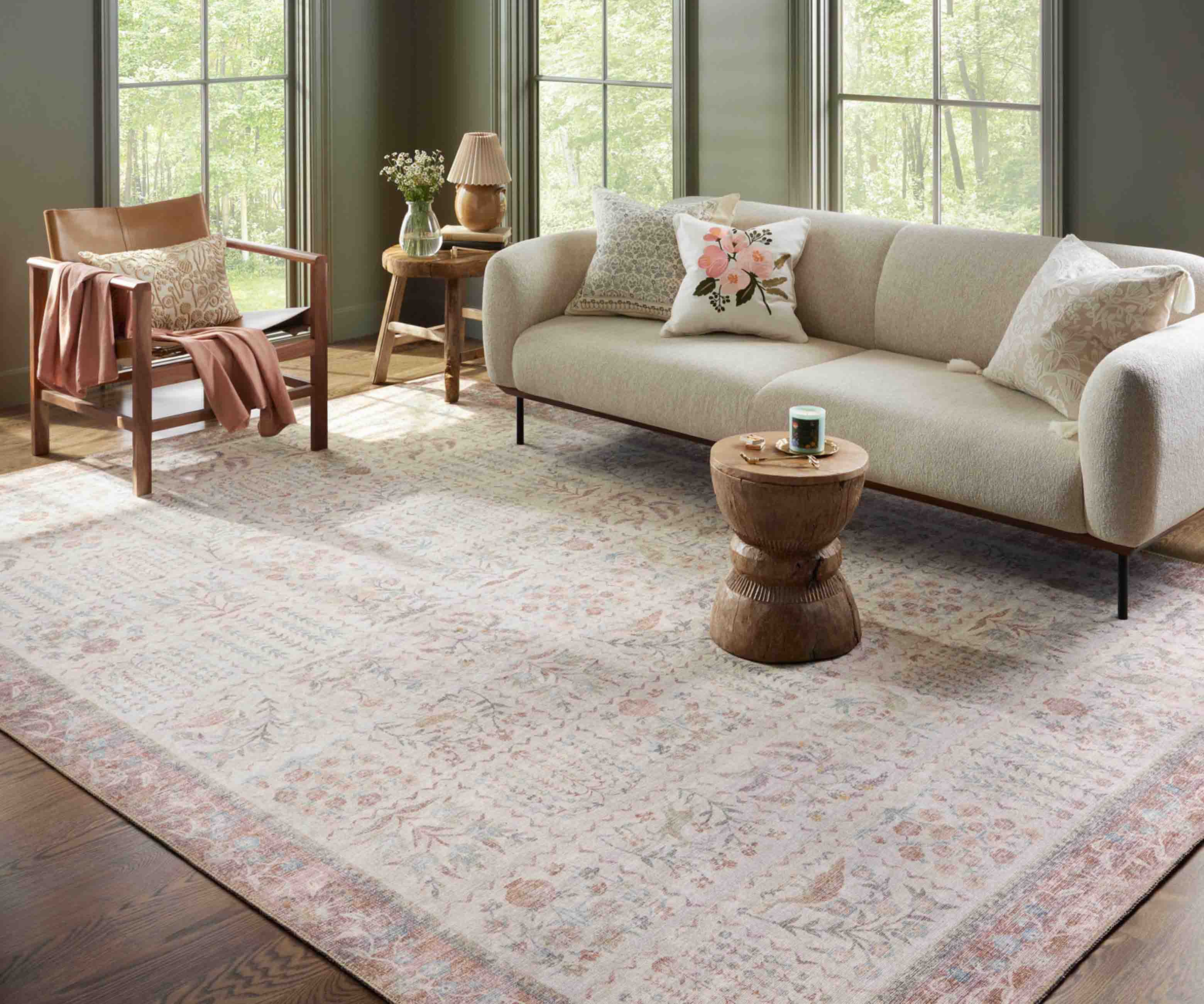Maison Gallerie Power Loomed Rug - Cream - Image 2