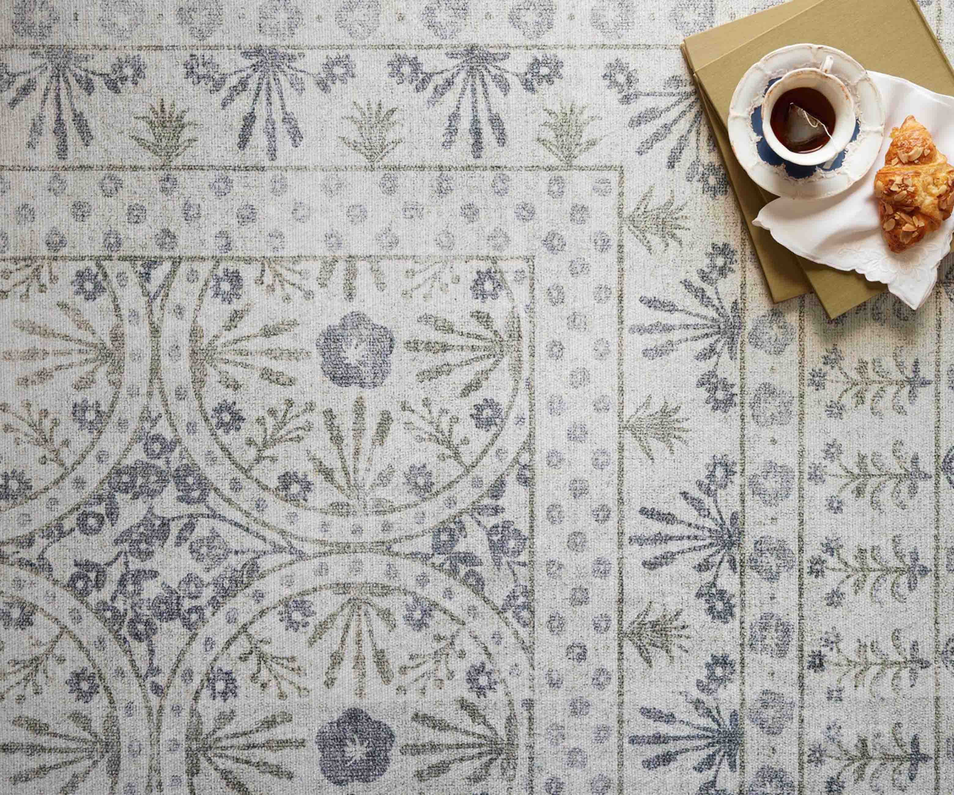 Maison Rosette Power Loomed Rug - Ivory - Image 3