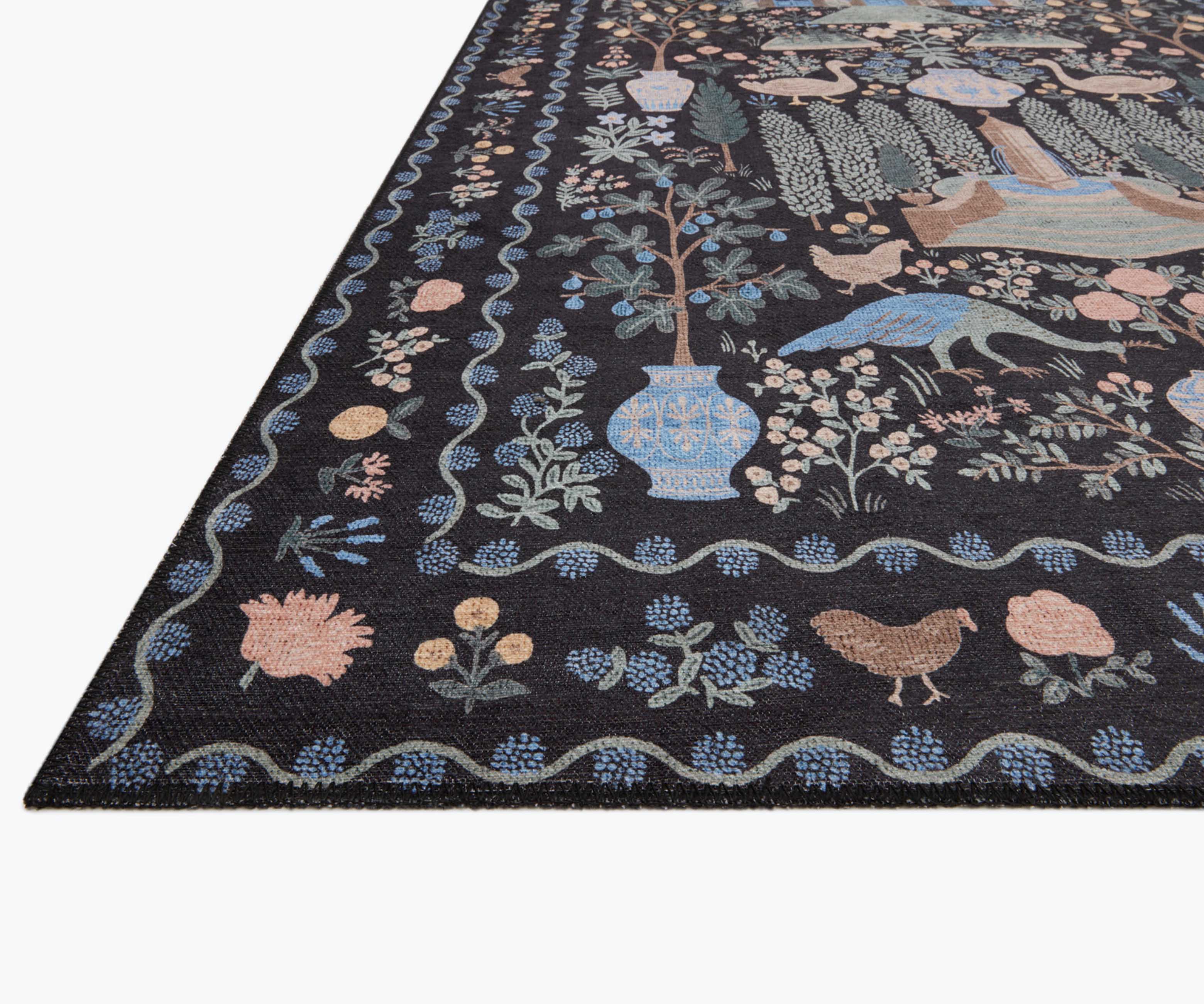Menagerie Camont Printed Rug - Black - Image 2