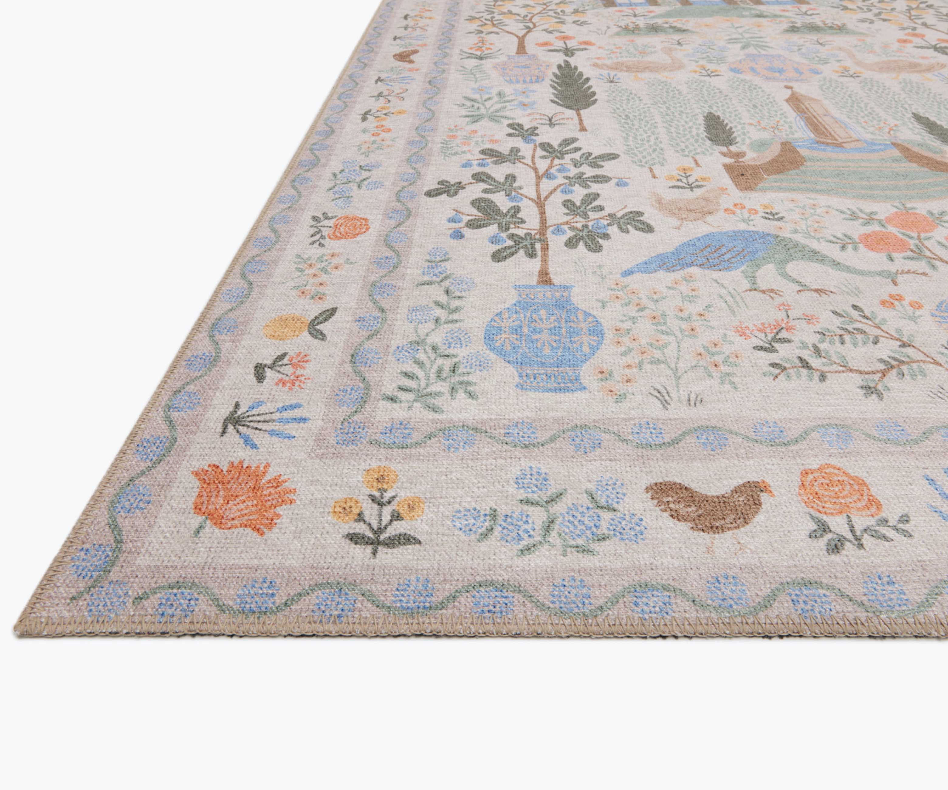 Menagerie Camont Printed Rug - Cream - Image 2