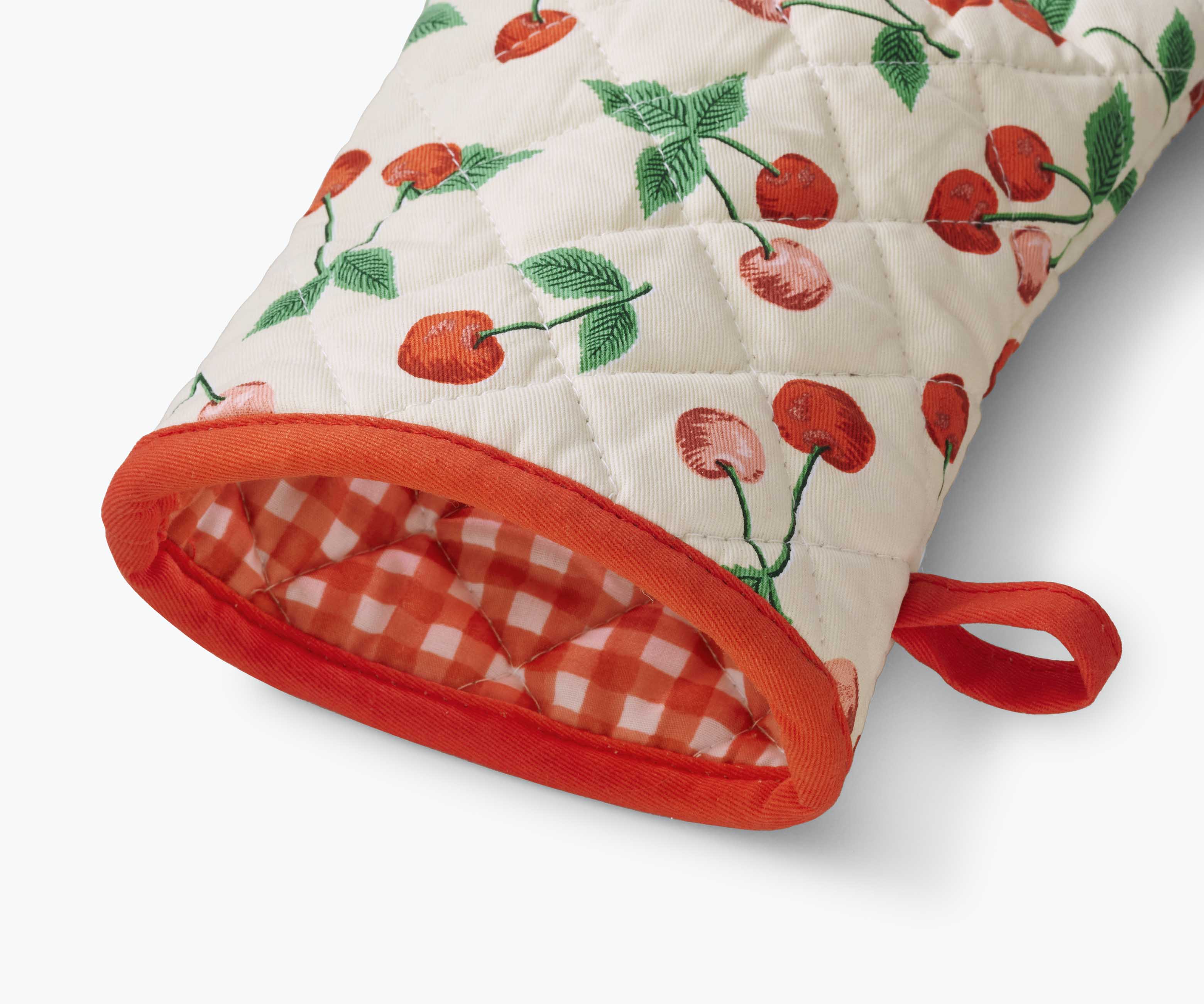 Oven Mitt and Pot Holder Set - Cherries - Image 4
