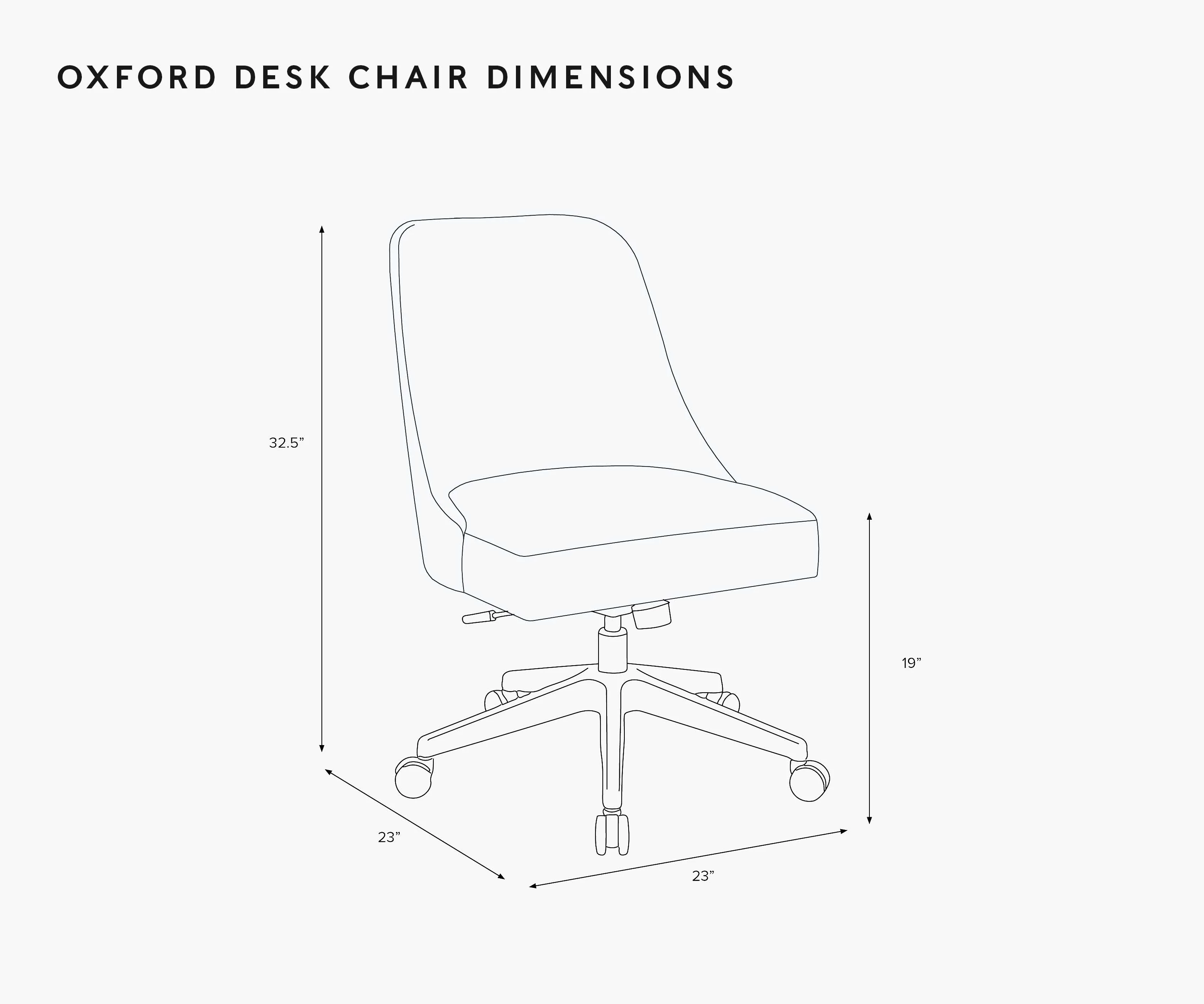 Oxford Desk Chair - Aviary - Image 14