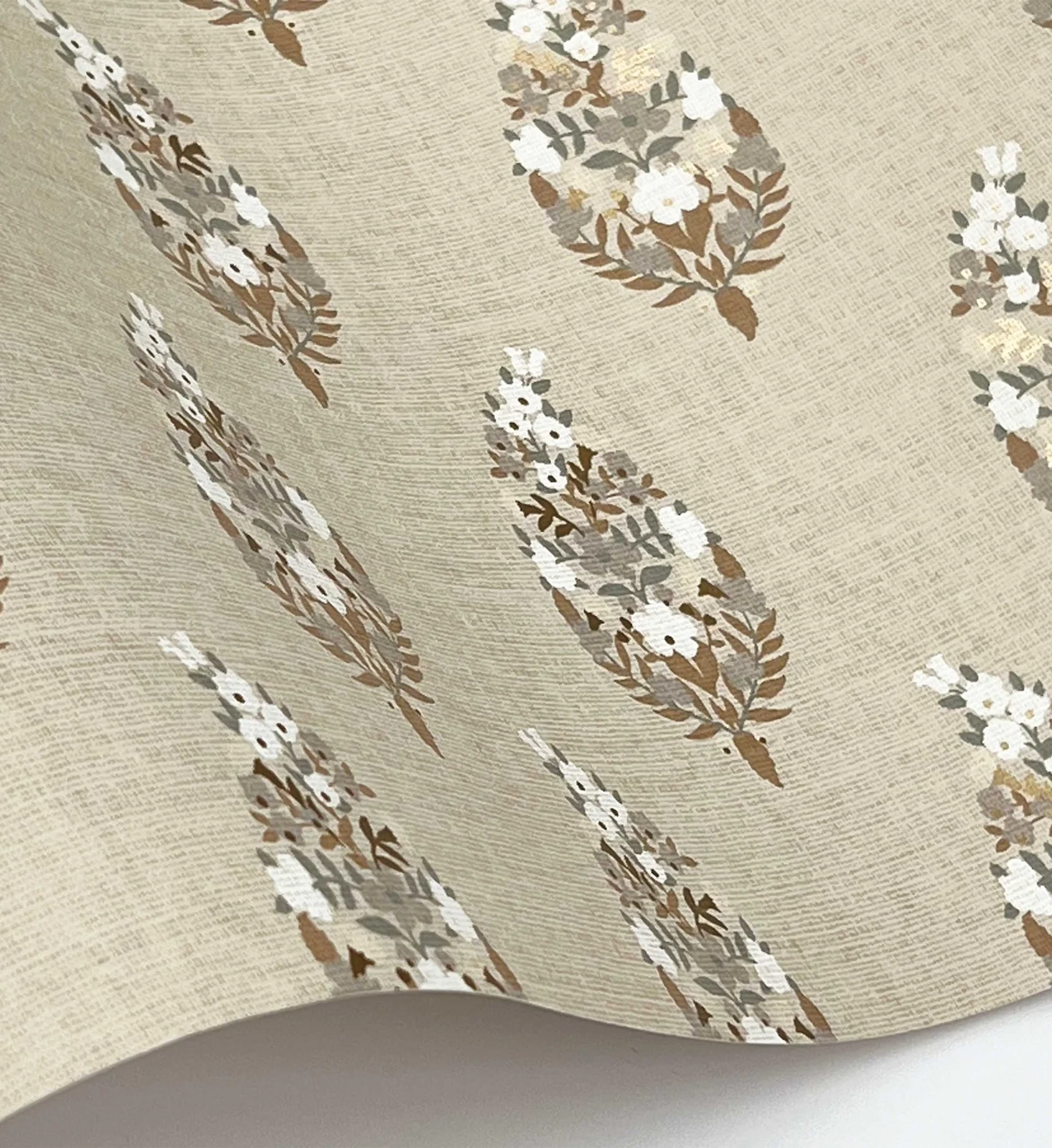 Paisley Wallpaper - Linen - Image 3