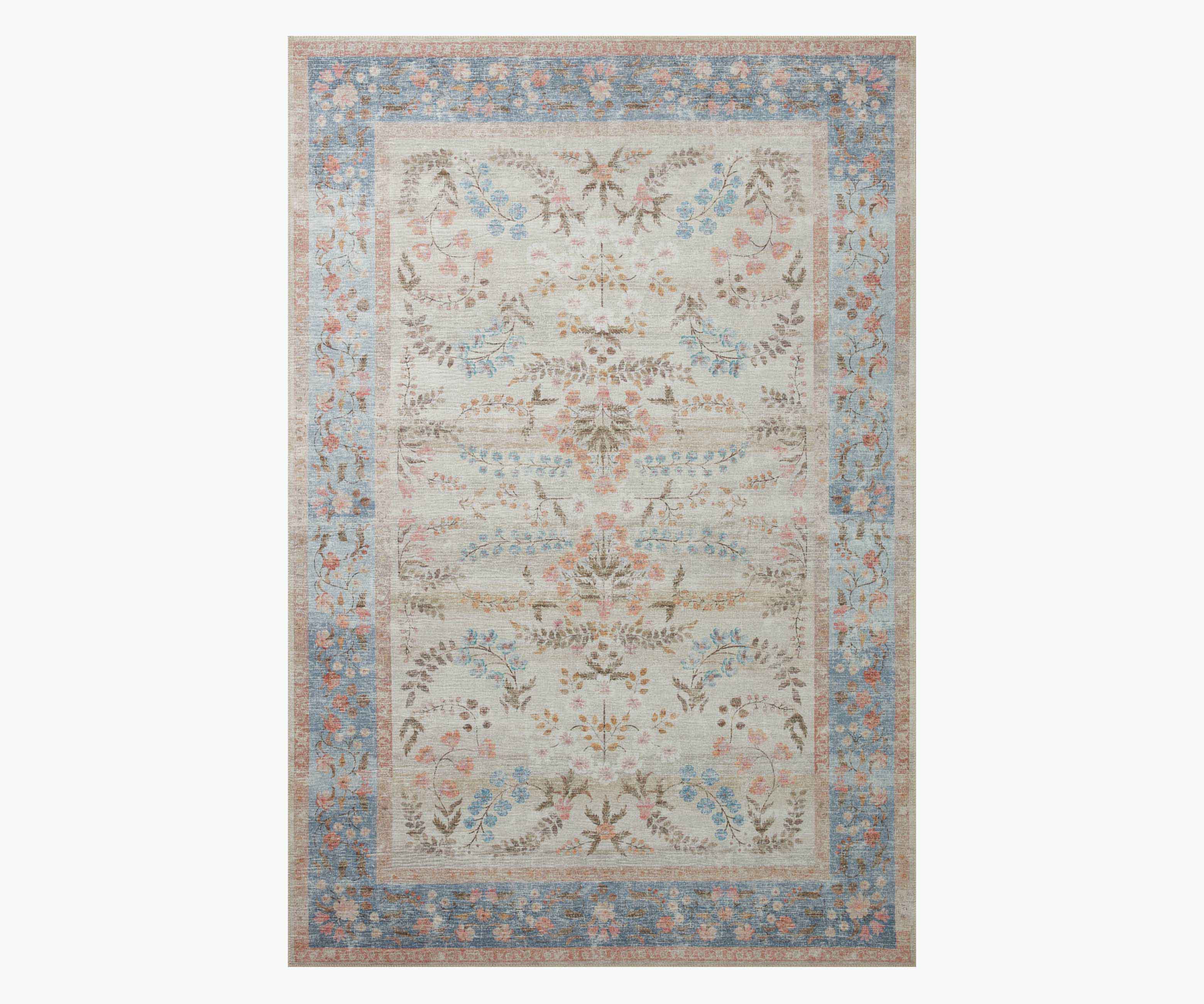 Palais Kensington Printed Rug - Light Blue - Image 11