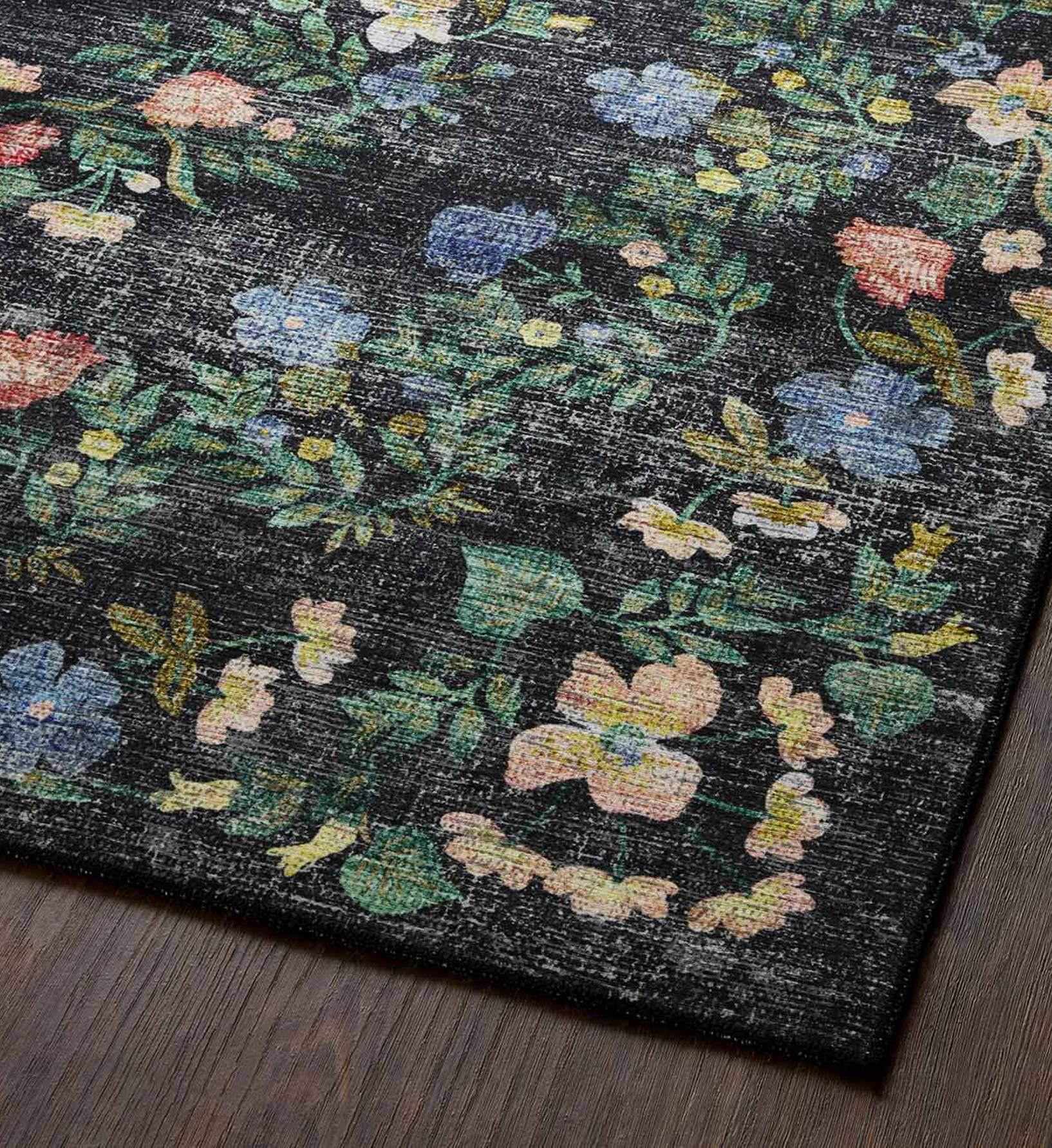 Palais Windsor Printed Rug - Black - Image 6