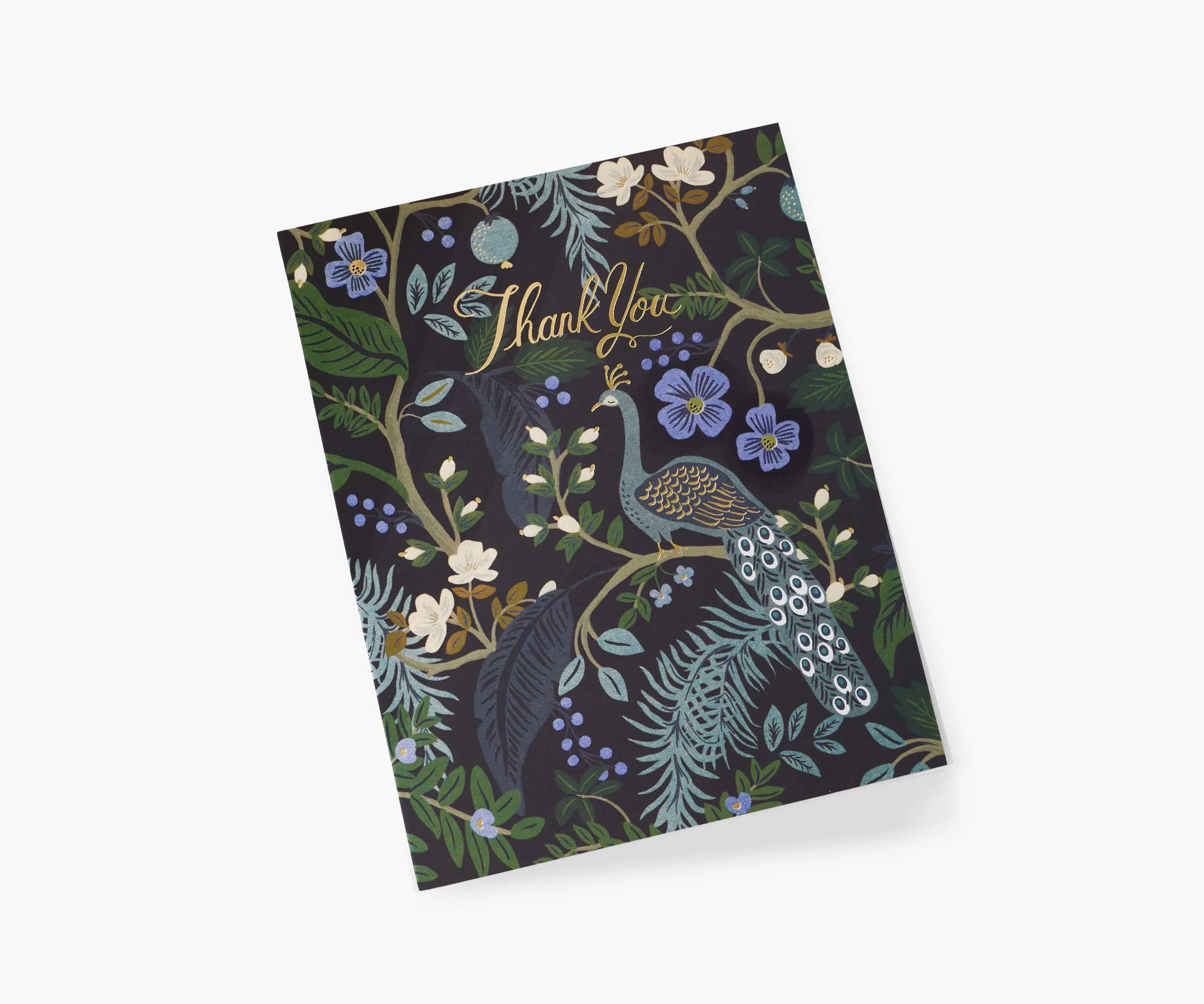 Peacock Thank You Greeting Card - Image 2