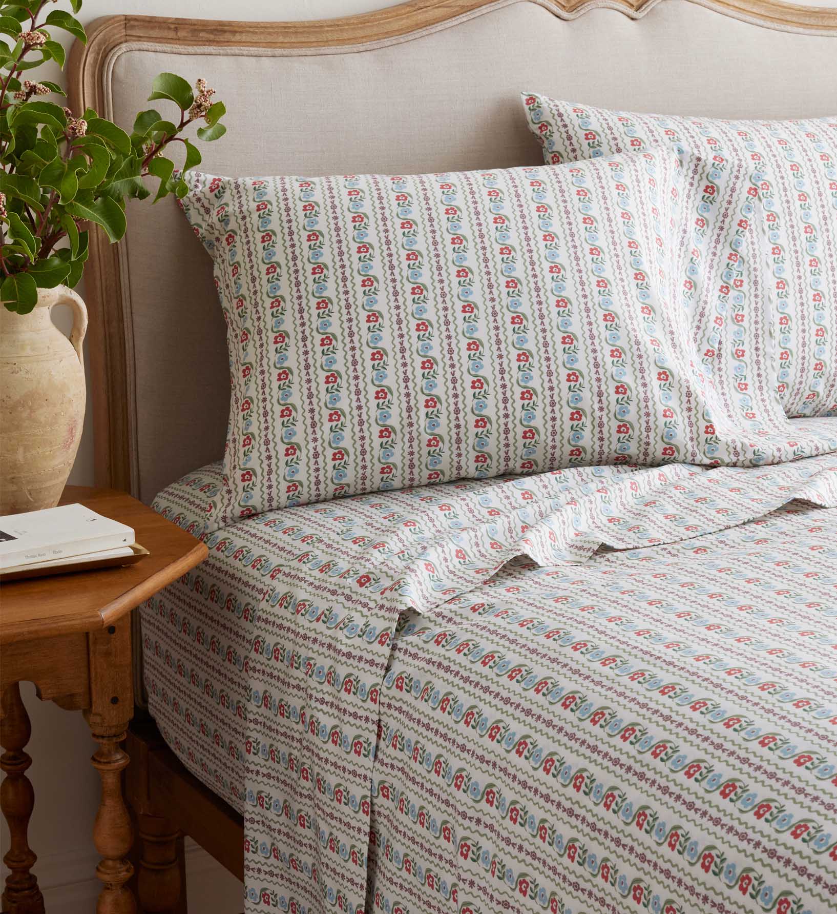 Percale Flat Sheet - Delphine - Image 2
