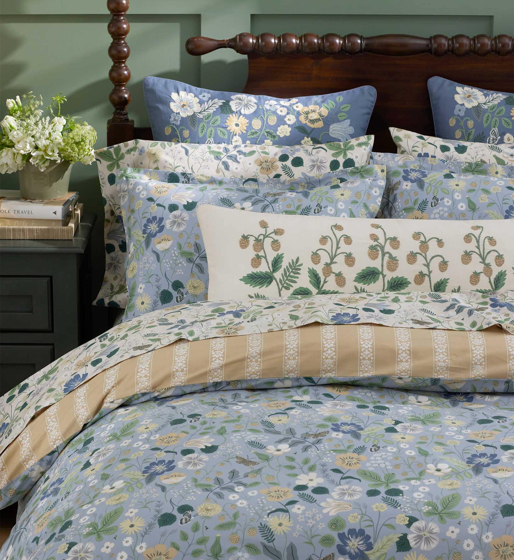 Percale Sheet Set - Strawberry Fields Beige - Image 3