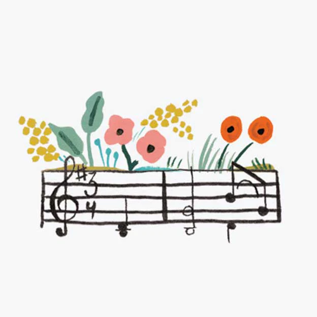 Arts Personalized Stationery - Music Notes - Image 2