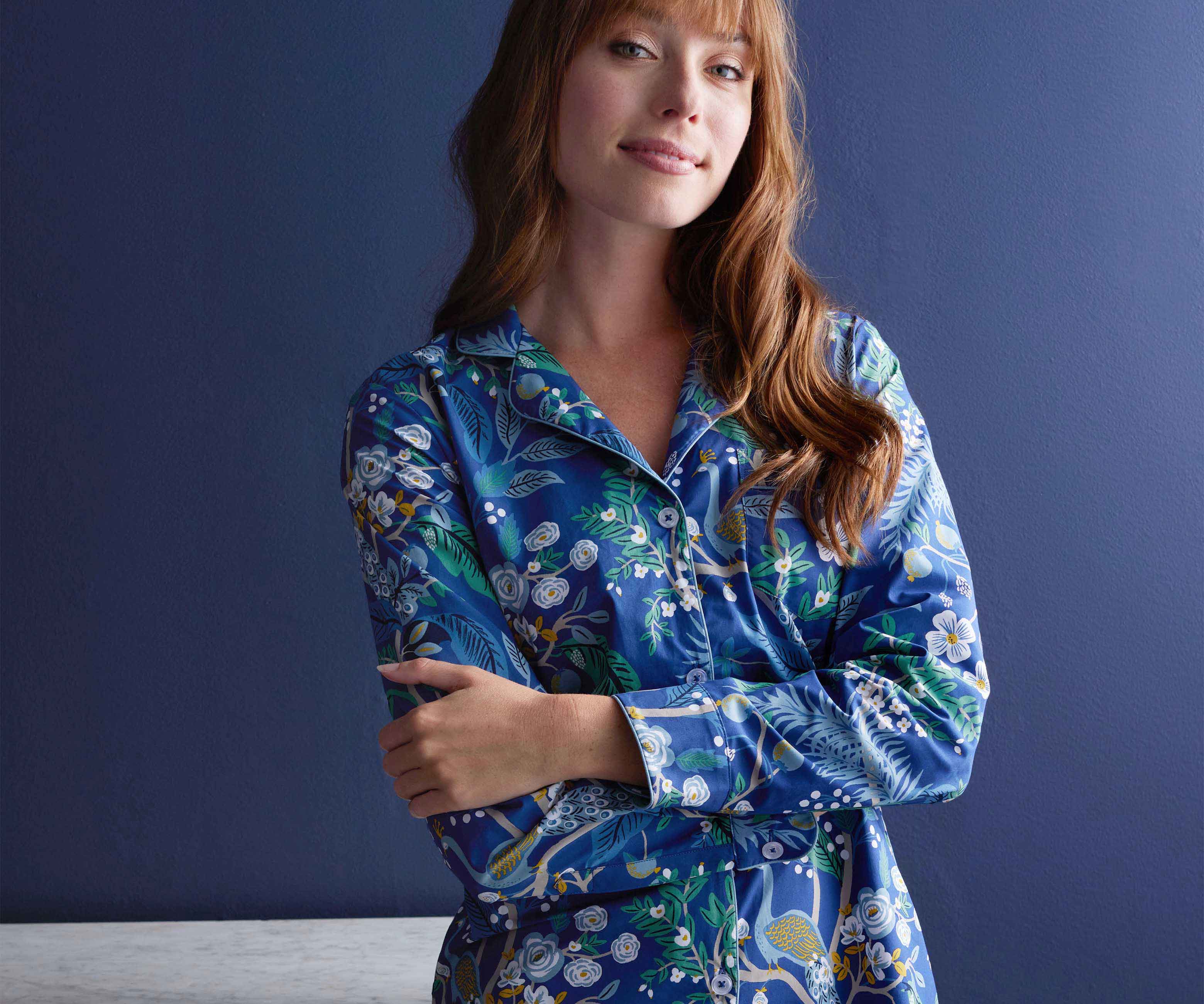 Poplin Nightshirt - Peacock - Image 2
