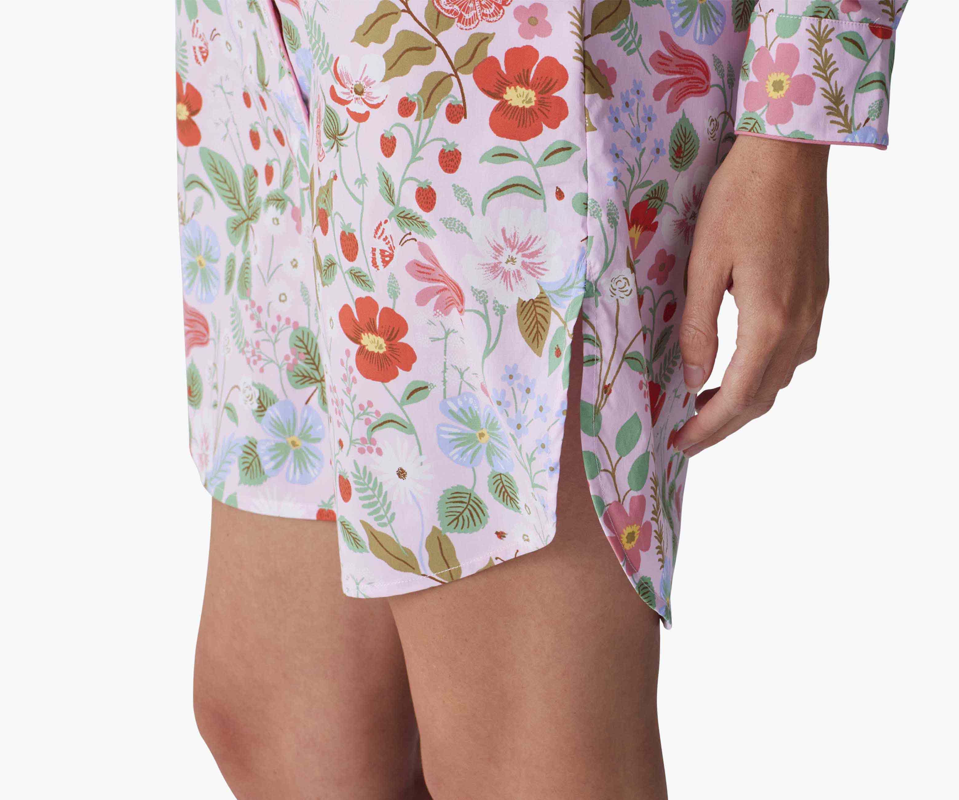 Poplin Nightshirt - Strawberry Fields - Image 8