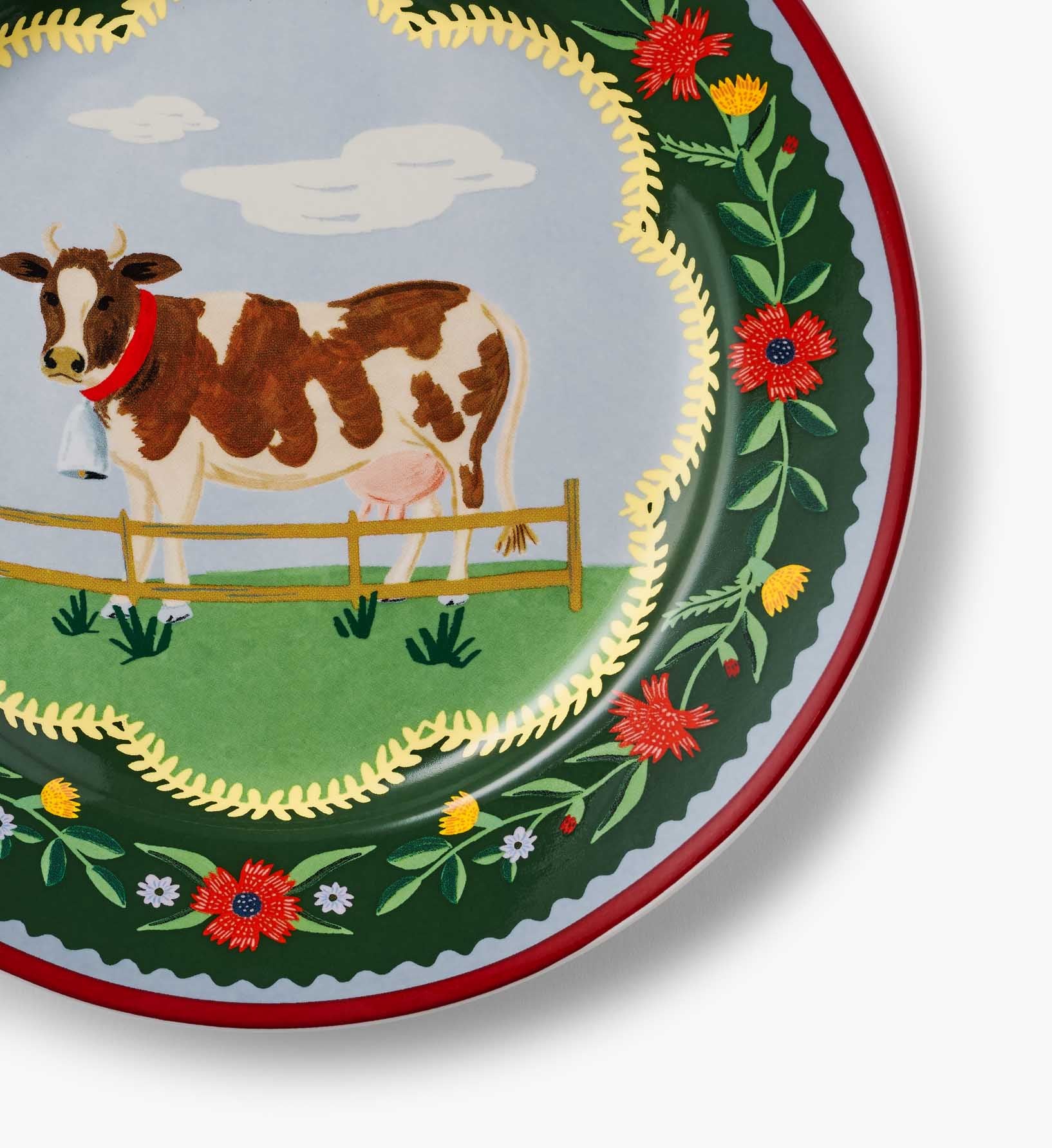 Porcelain Dessert Plate Set - Home Sweet Home - Image 5