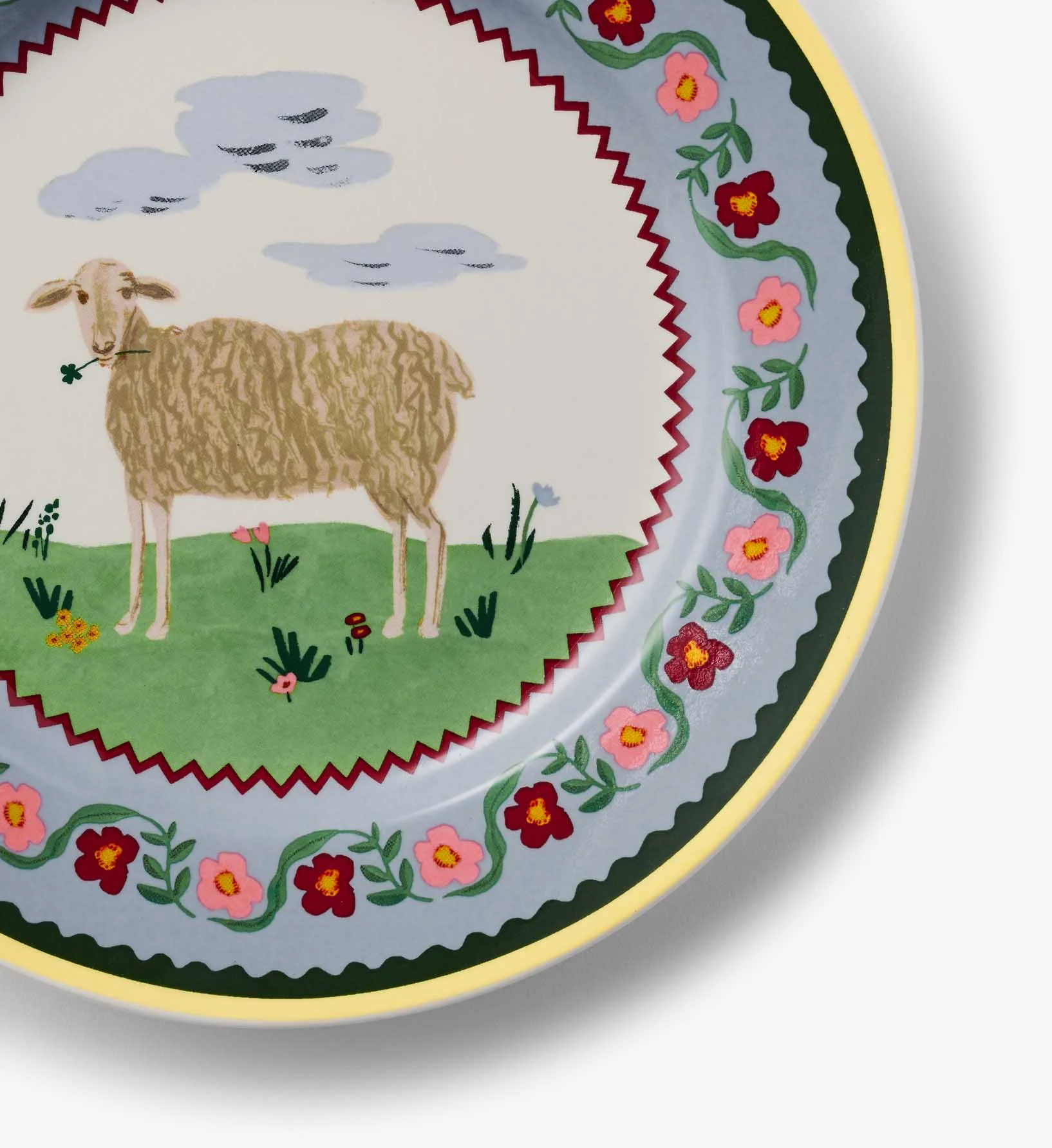 Porcelain Dessert Plate Set - Home Sweet Home - Image 7
