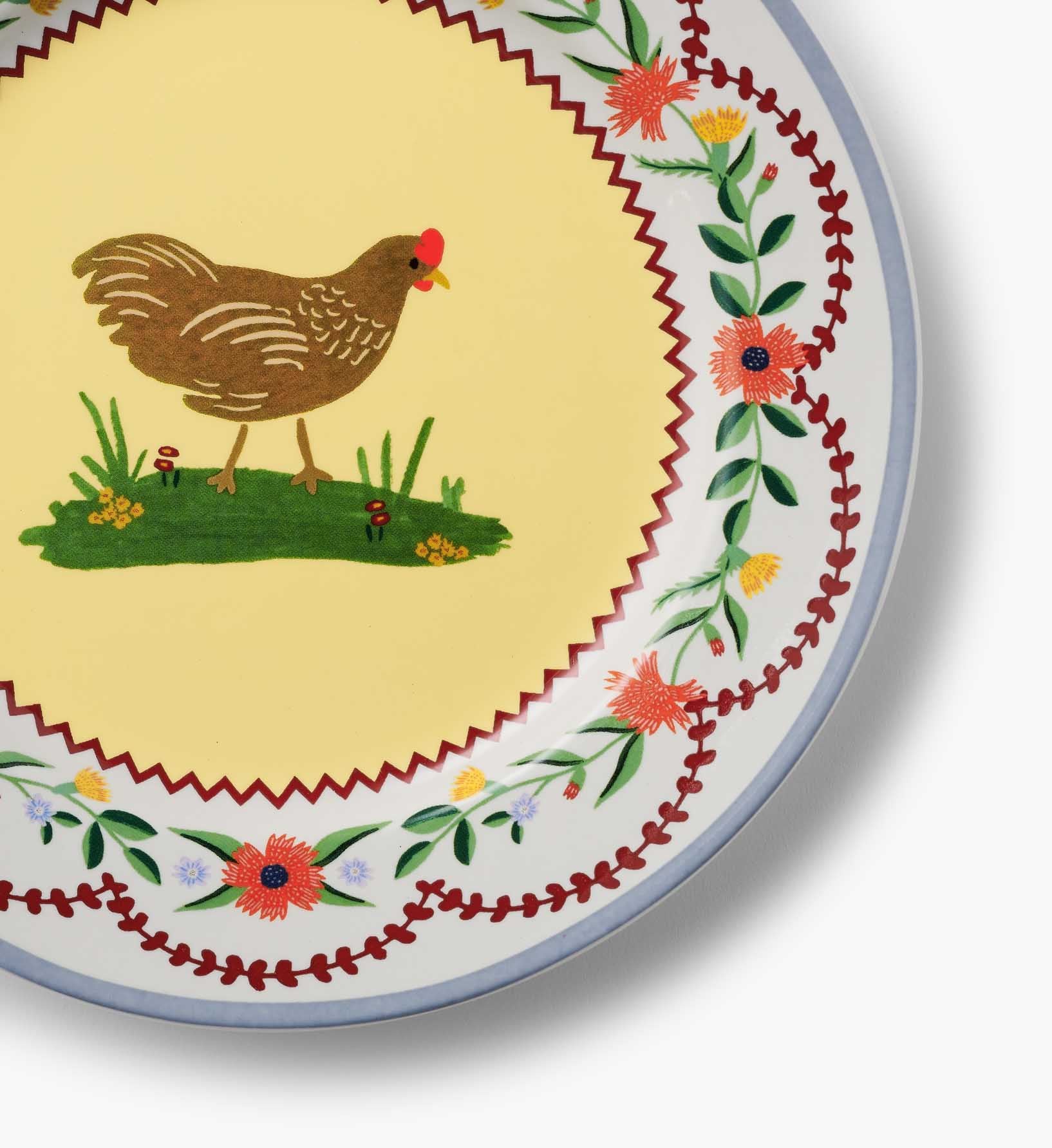 Porcelain Dessert Plate Set - Home Sweet Home - Image 8