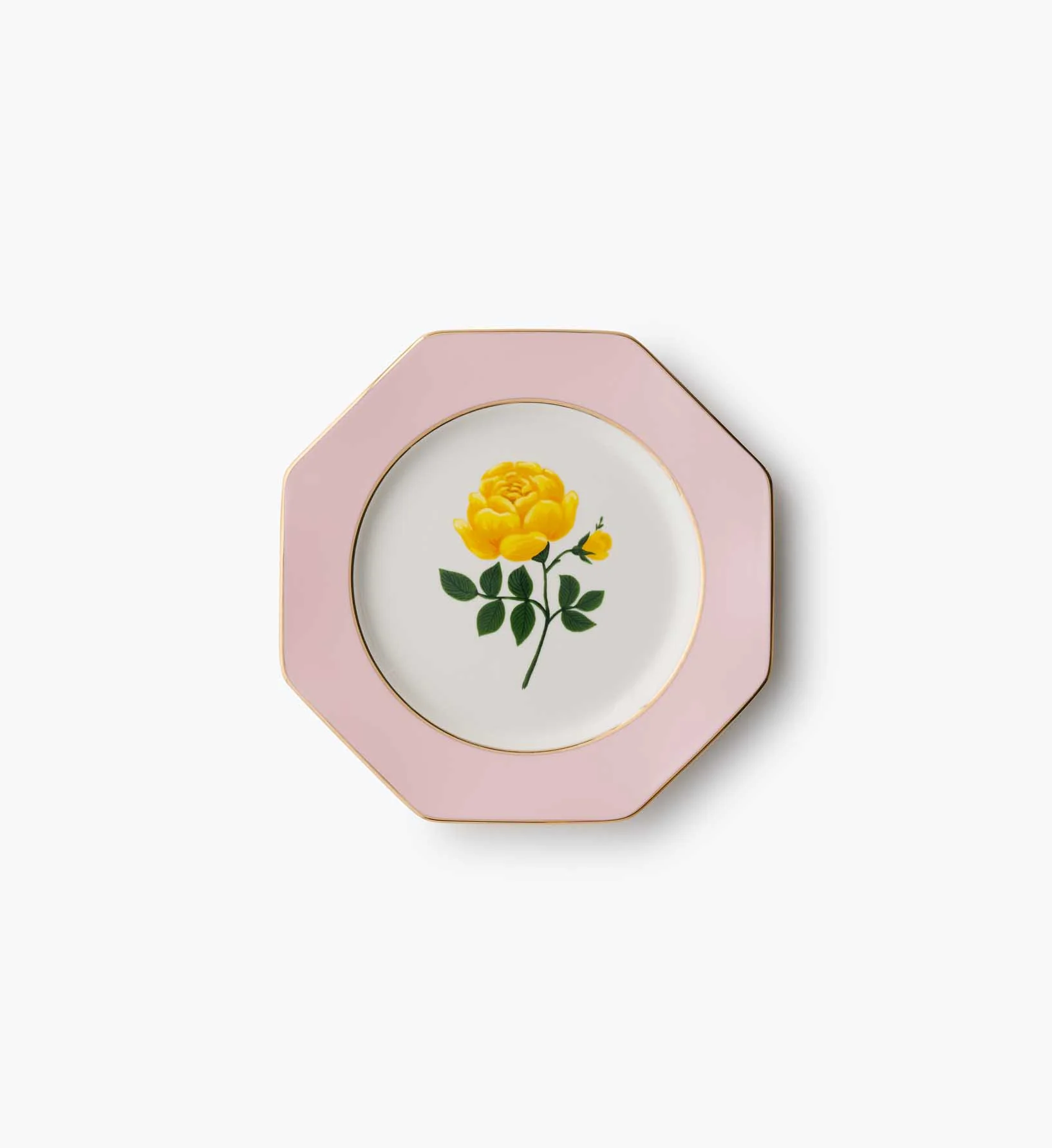 Porcelain Dessert Plate Set - Roses - Image 10