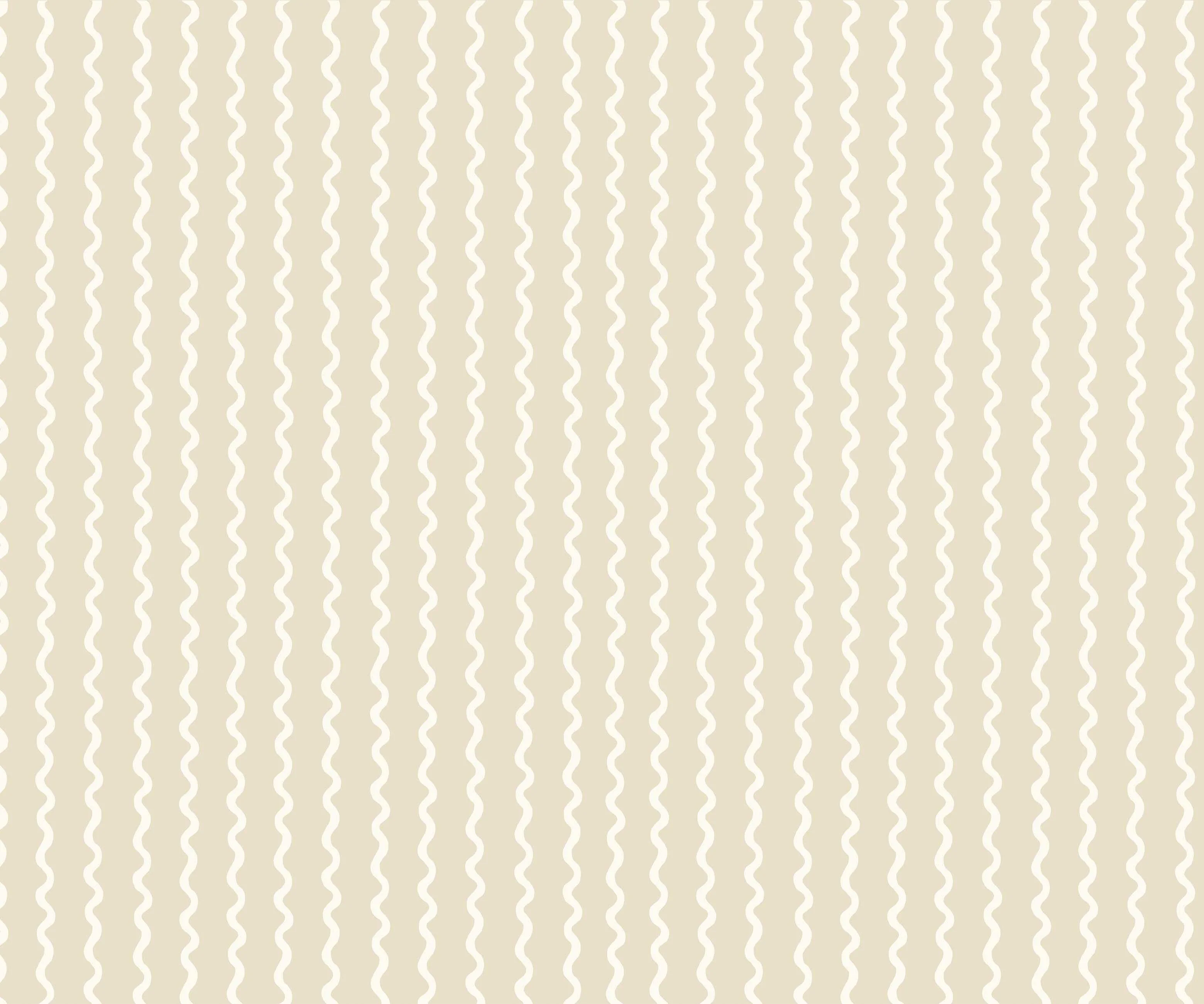 Rickrack Wallpaper - Linen - Image 2
