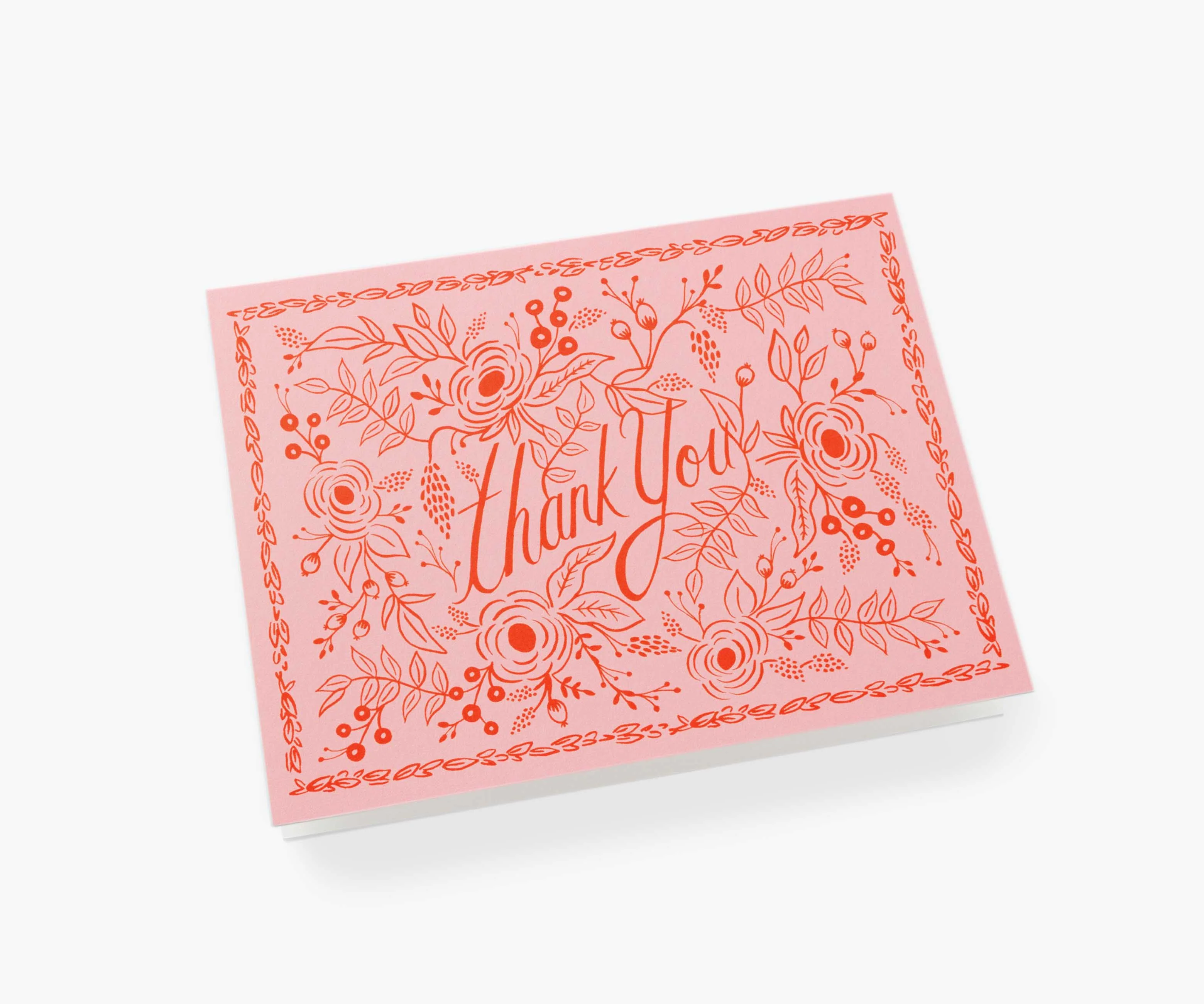 Rosé Thank You Greeting Card - Image 2